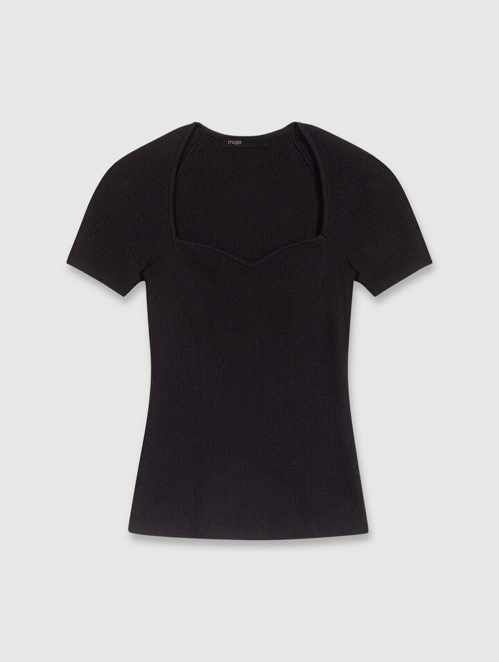 Top en maille