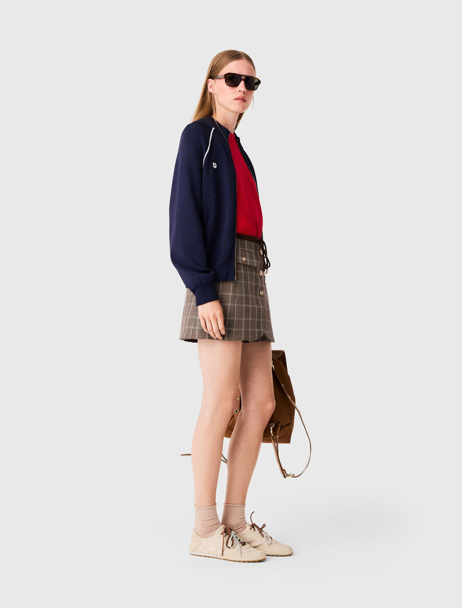 Zipped cardigan