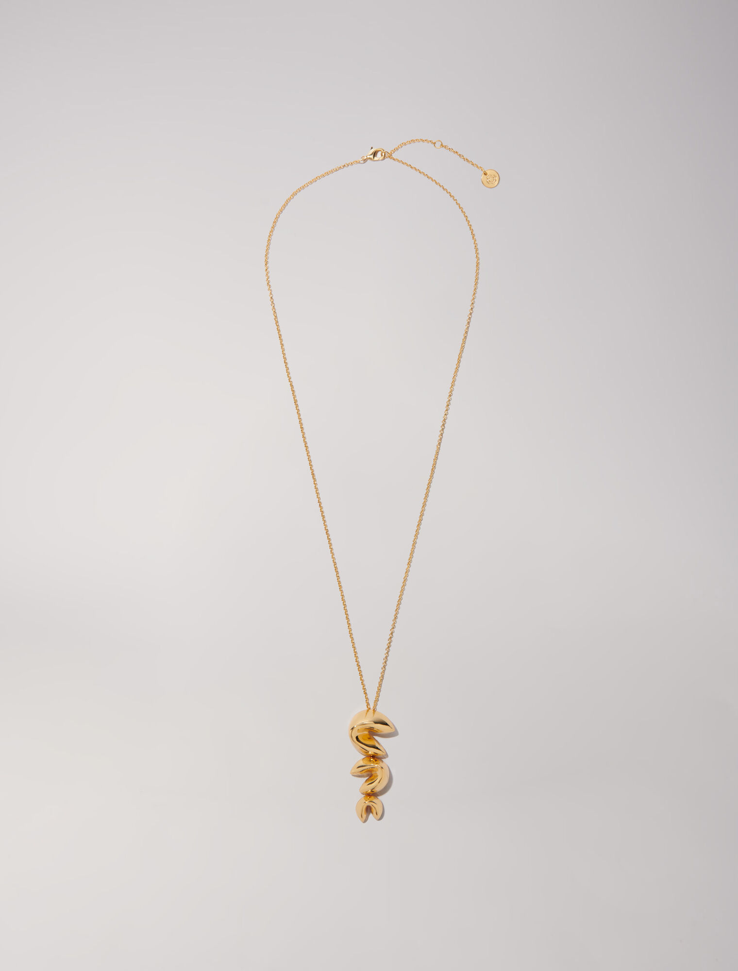 Collier long fortune cookie