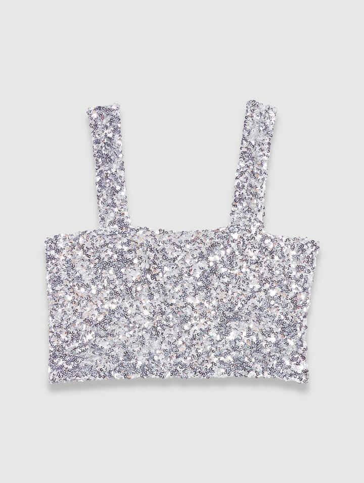 Top à sequins