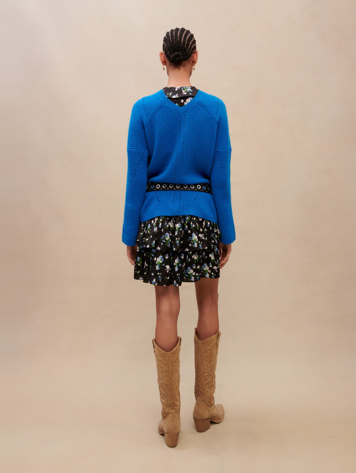 Ribbed cashmere jumper