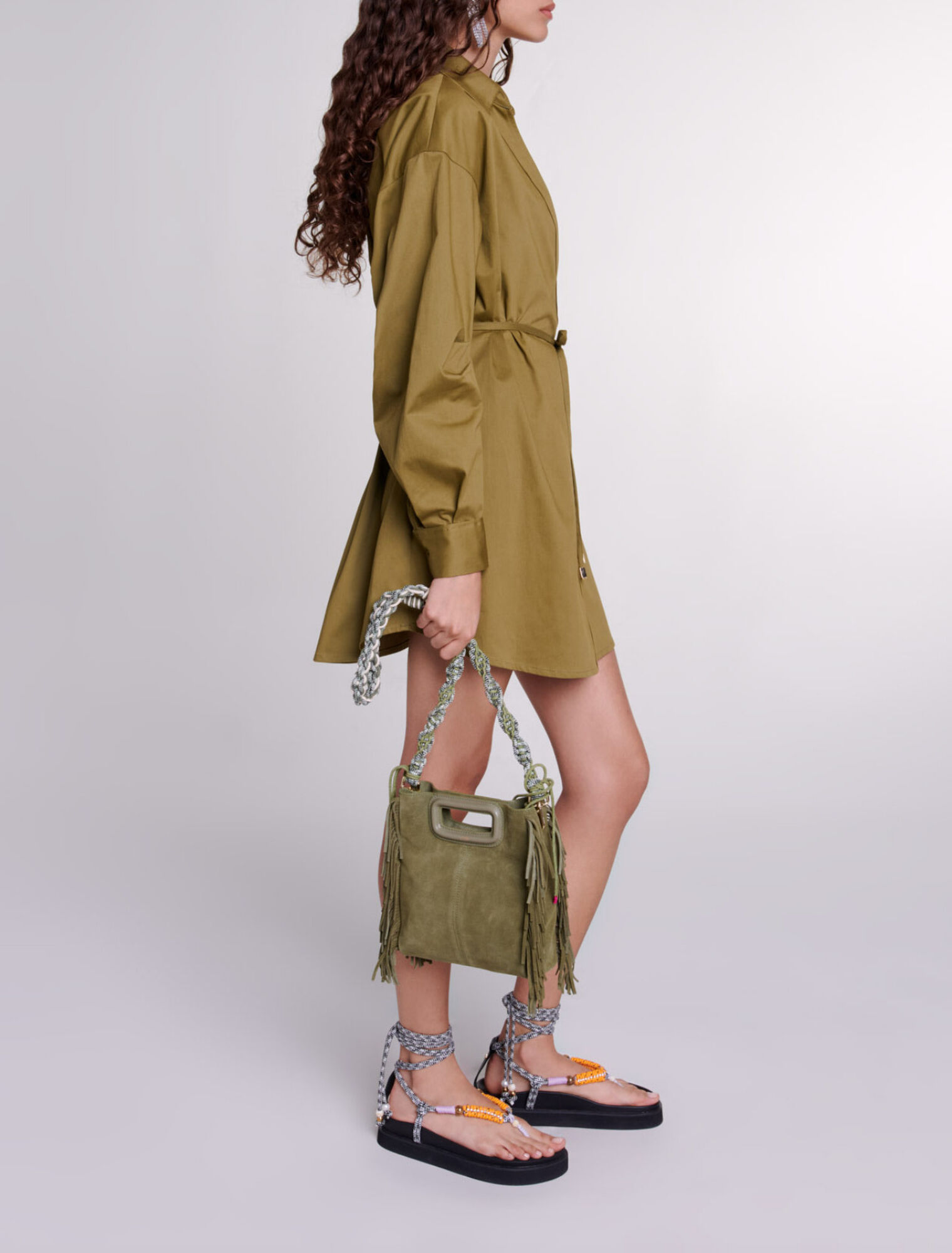 Robe portefeuille ajourée