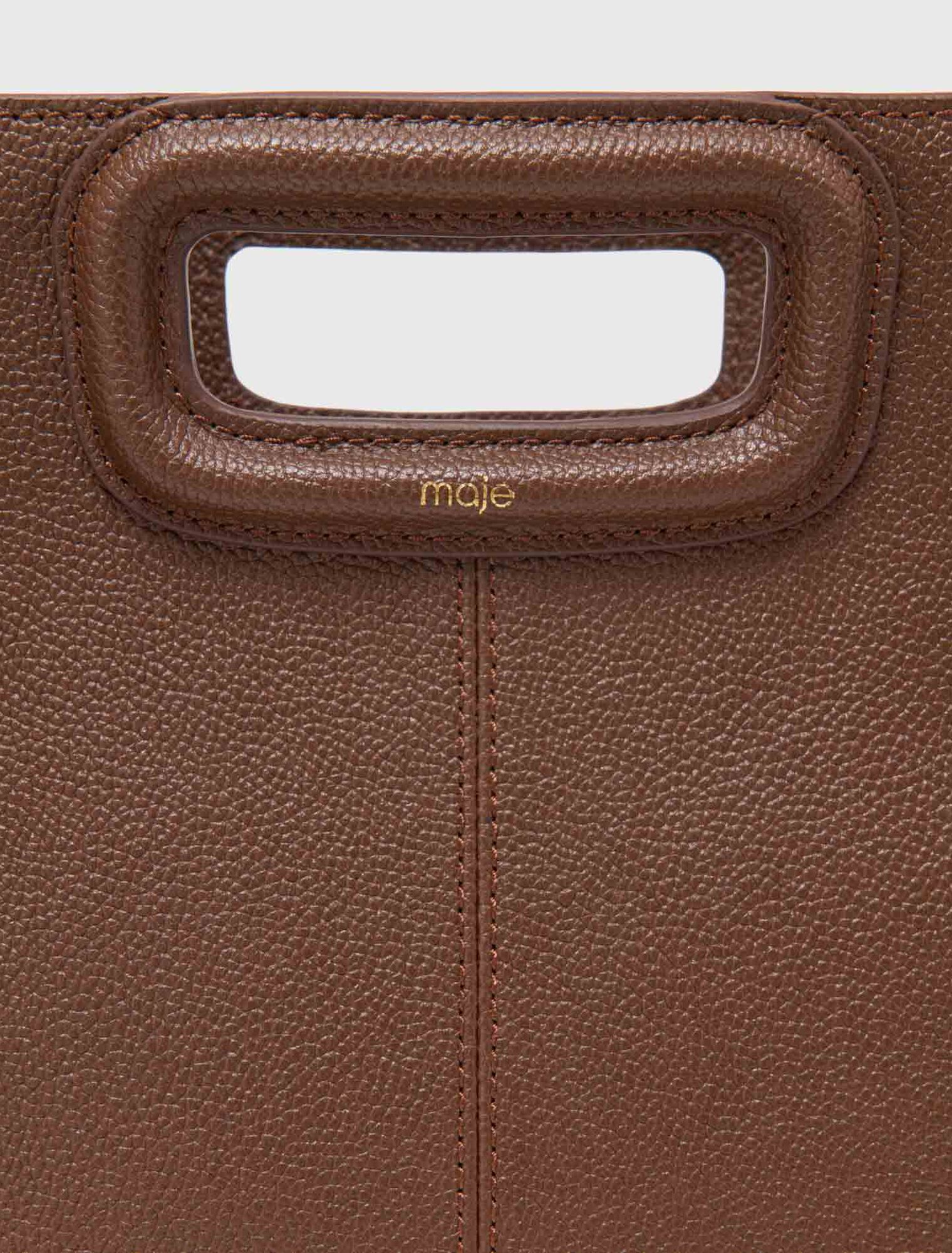 Sac M en cuir grain&eacute;