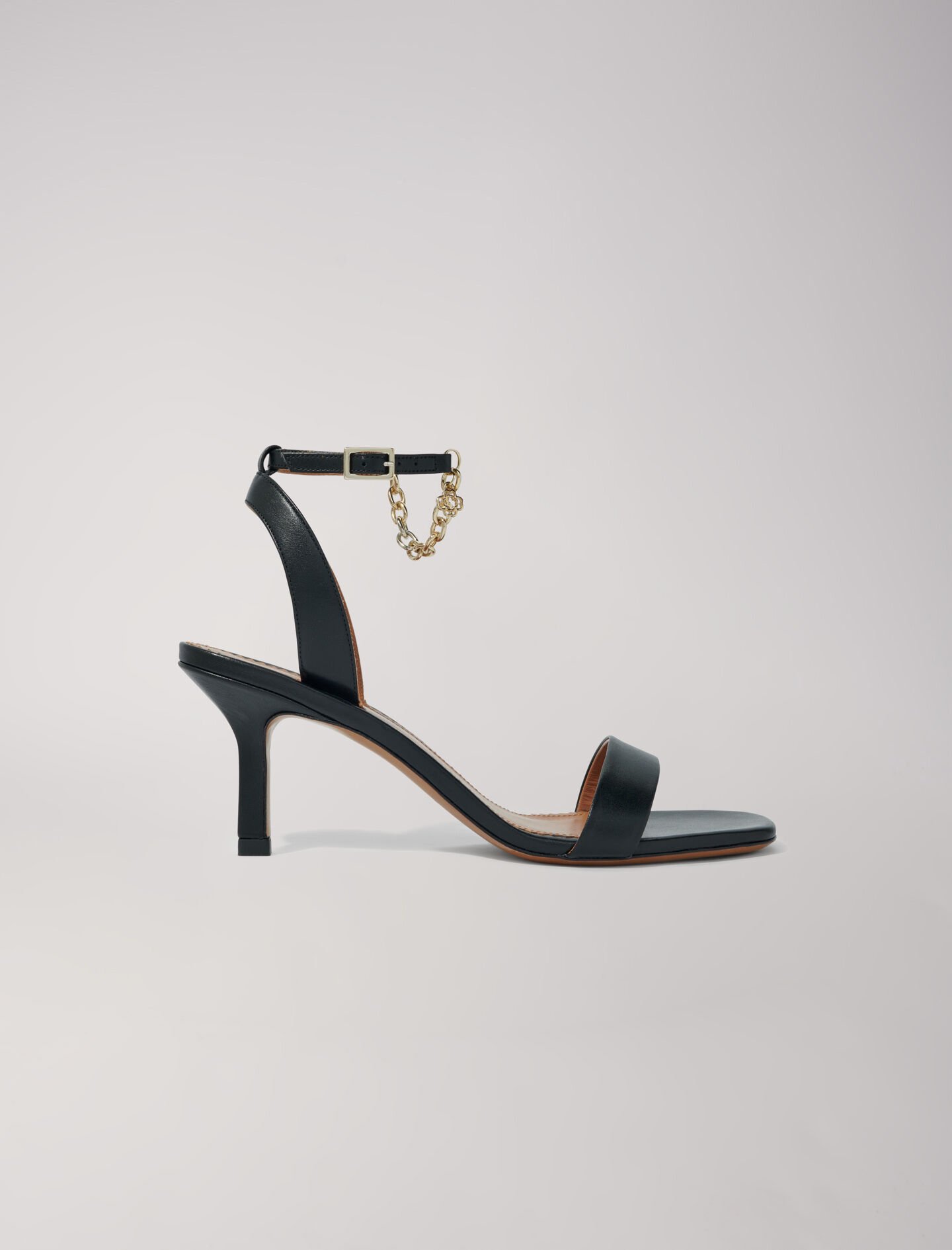 Sandales en cuir a talons Escarpins Sandales Maje
