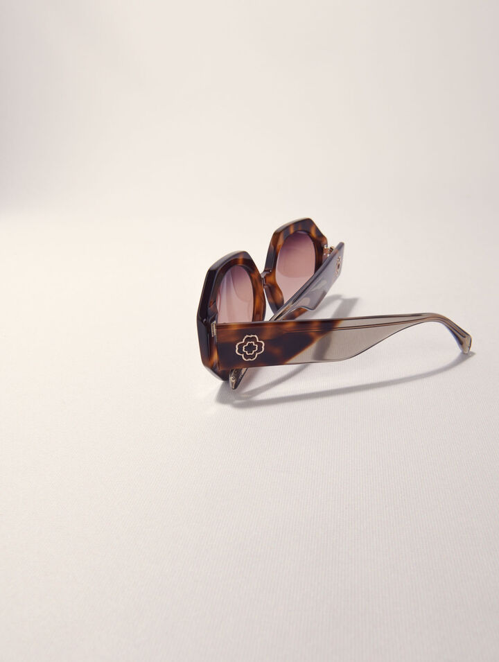 Lunettes rondes en acétate