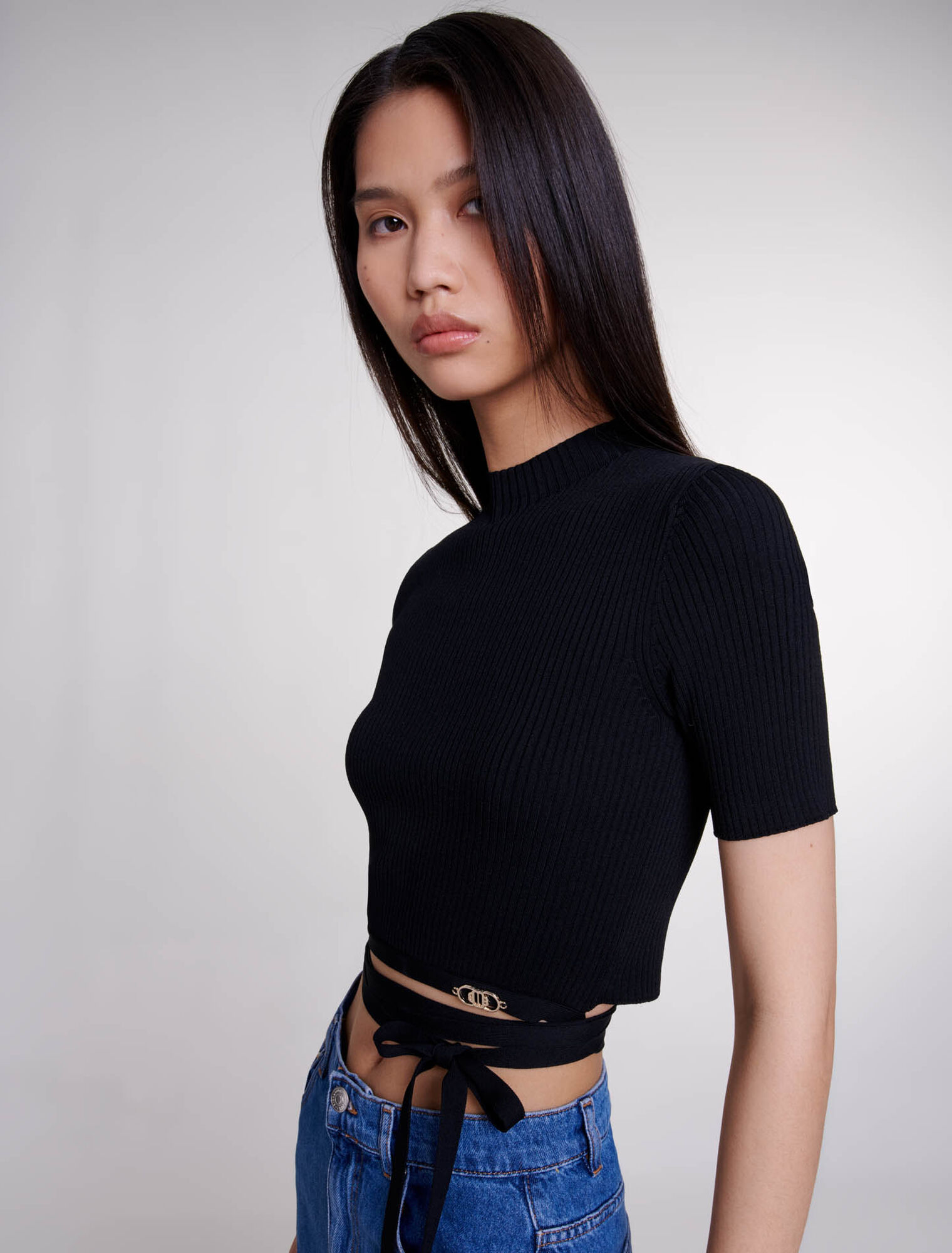 Crop top croisé