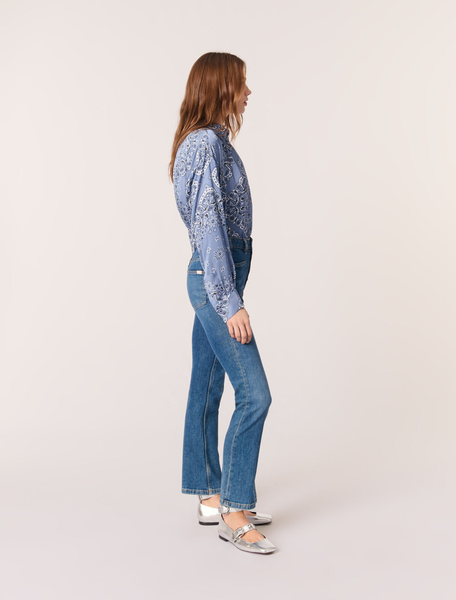 Chemise fluide imprimée