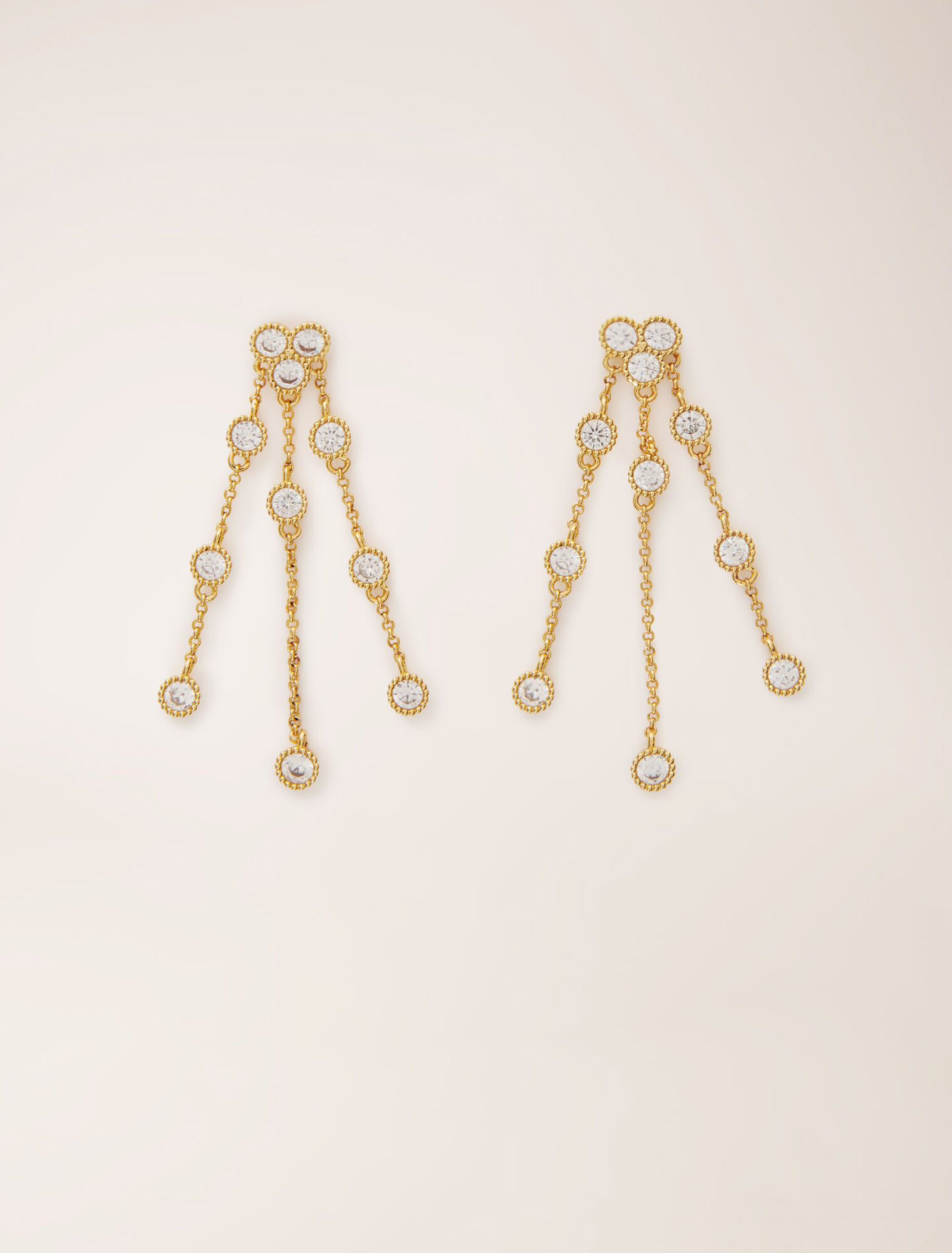 Boucles d'oreilles en laiton doré