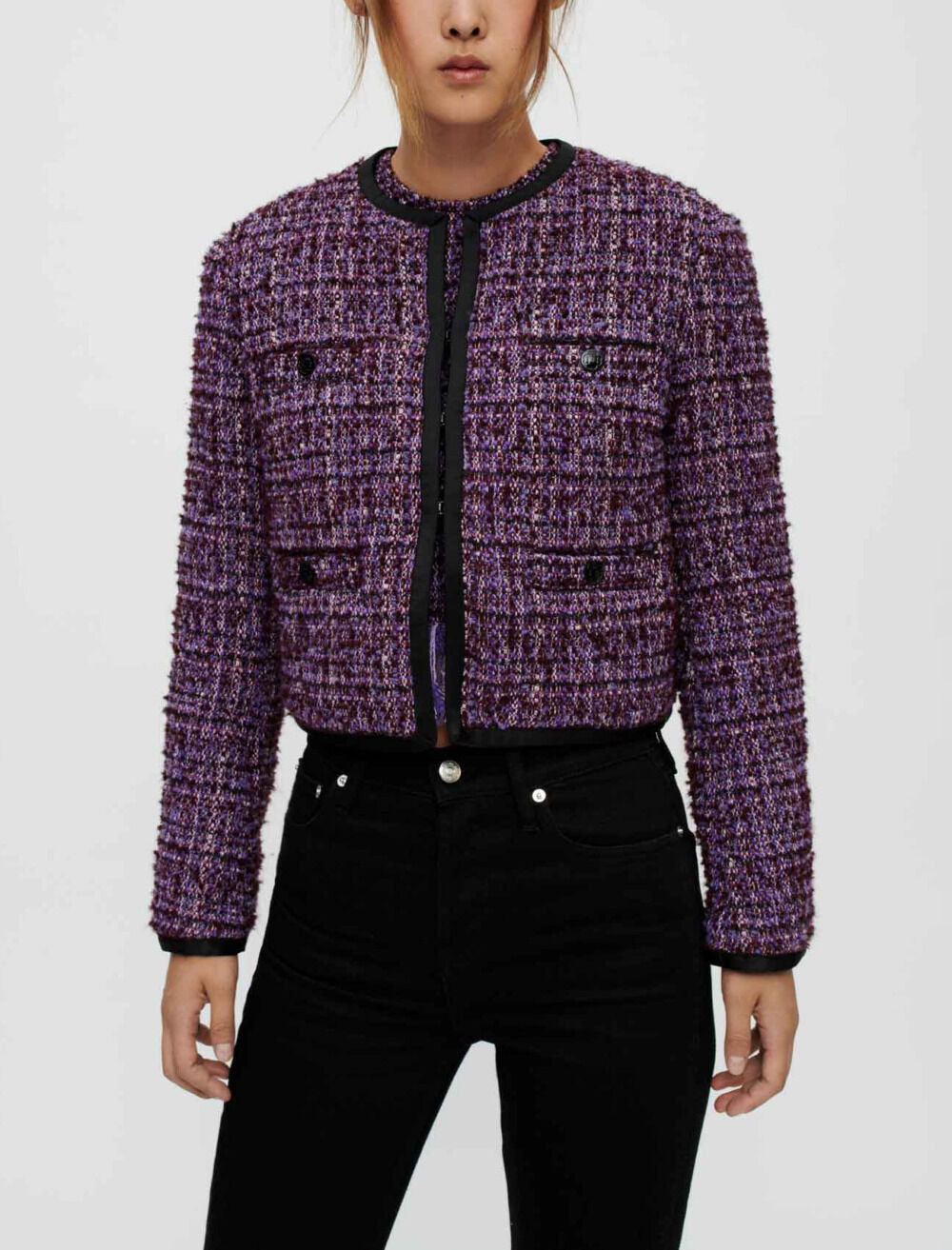 Maje veste tweed outlet