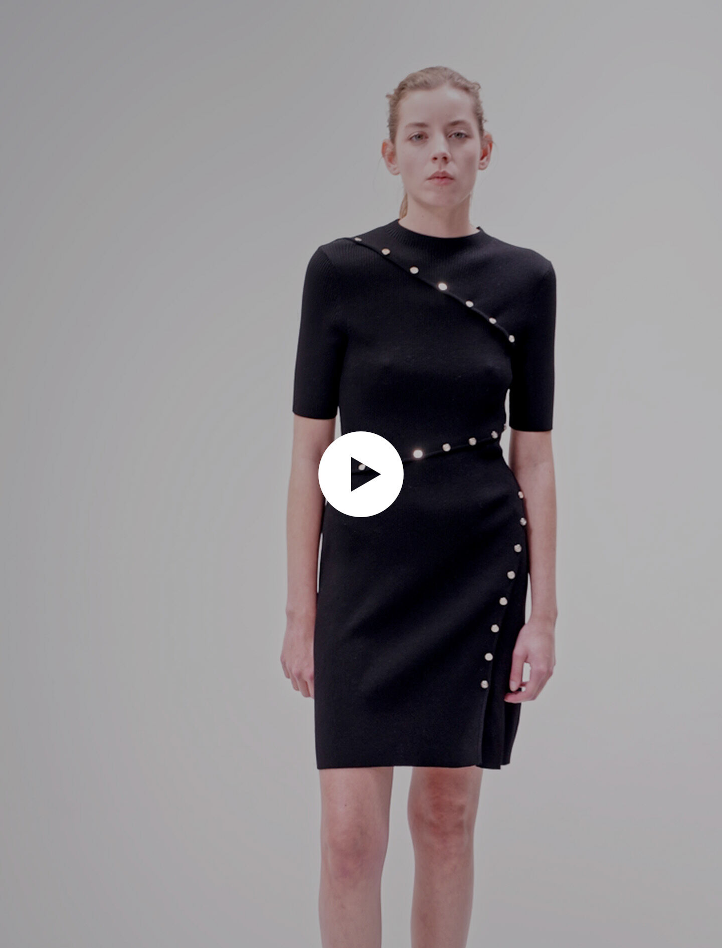 Robe maje cuir noire clearance