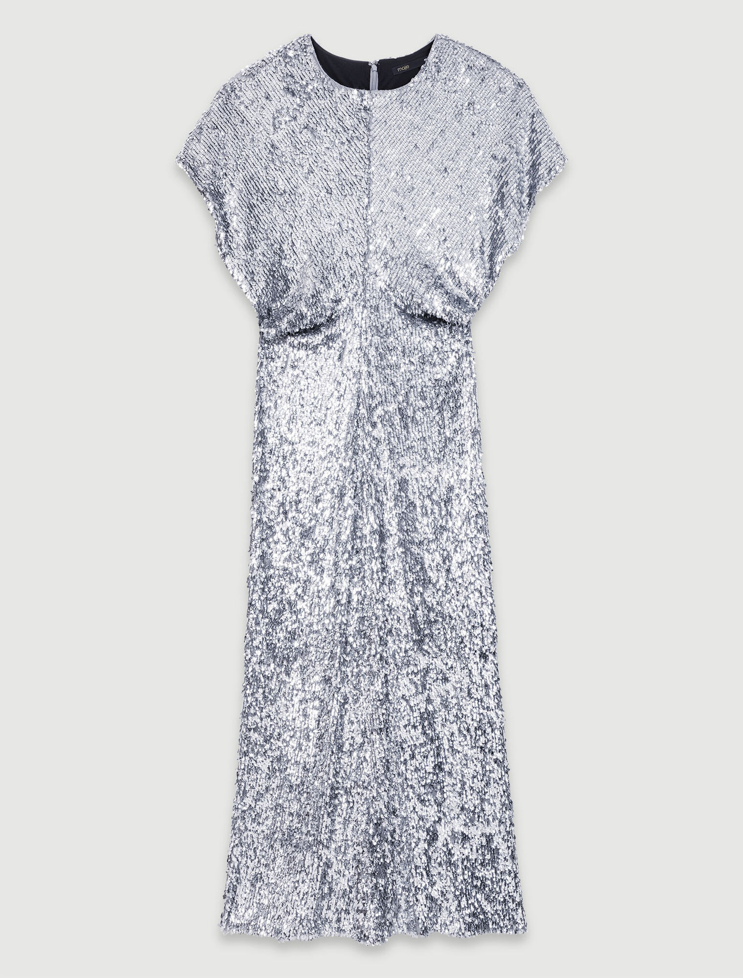 Robe longue en sequins