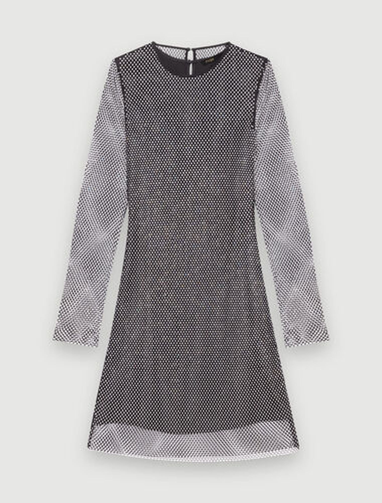 Robe courte à strass