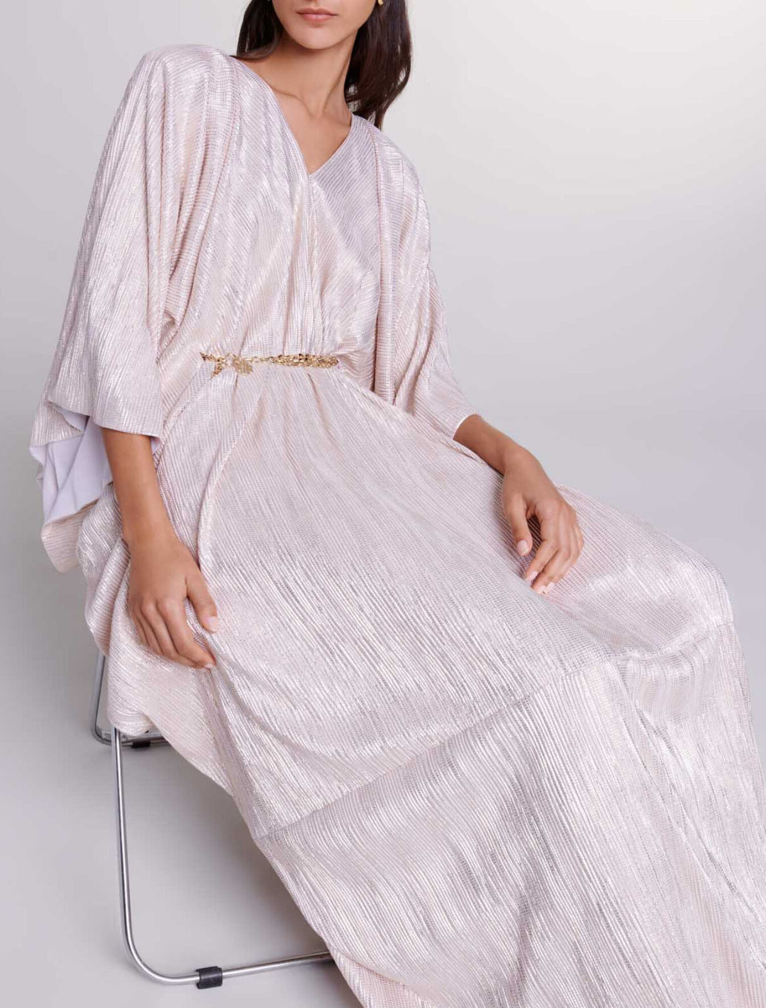 Belted maxi dress