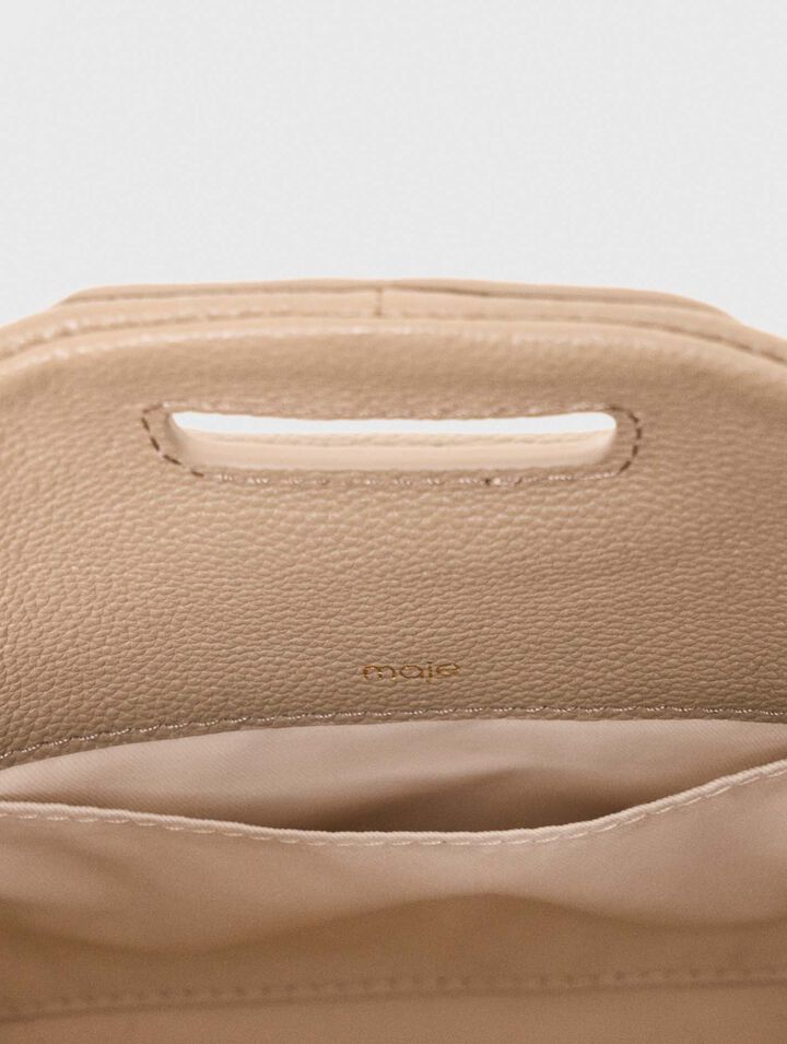 Grained leather mini Miss M bag