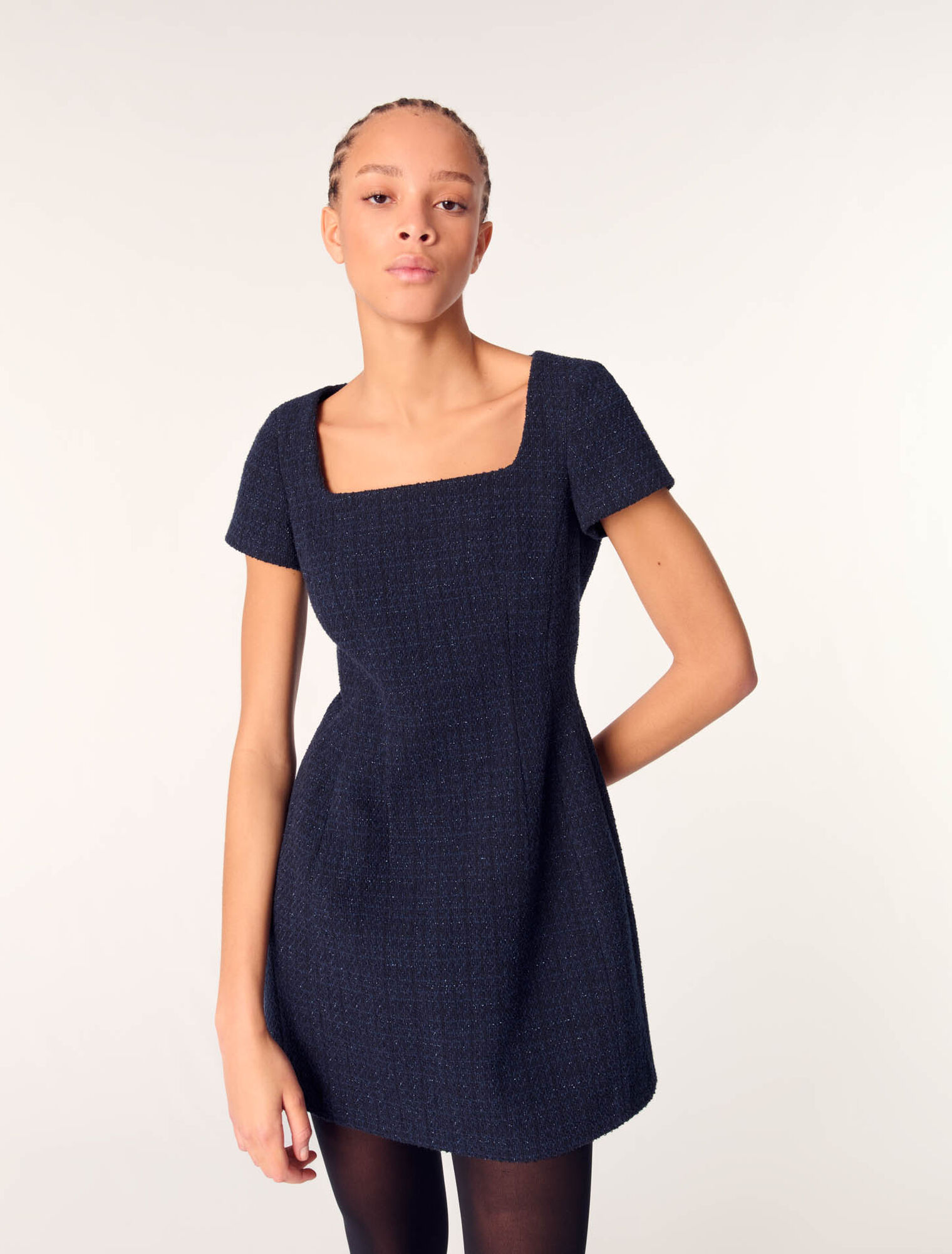 Short tweed dress