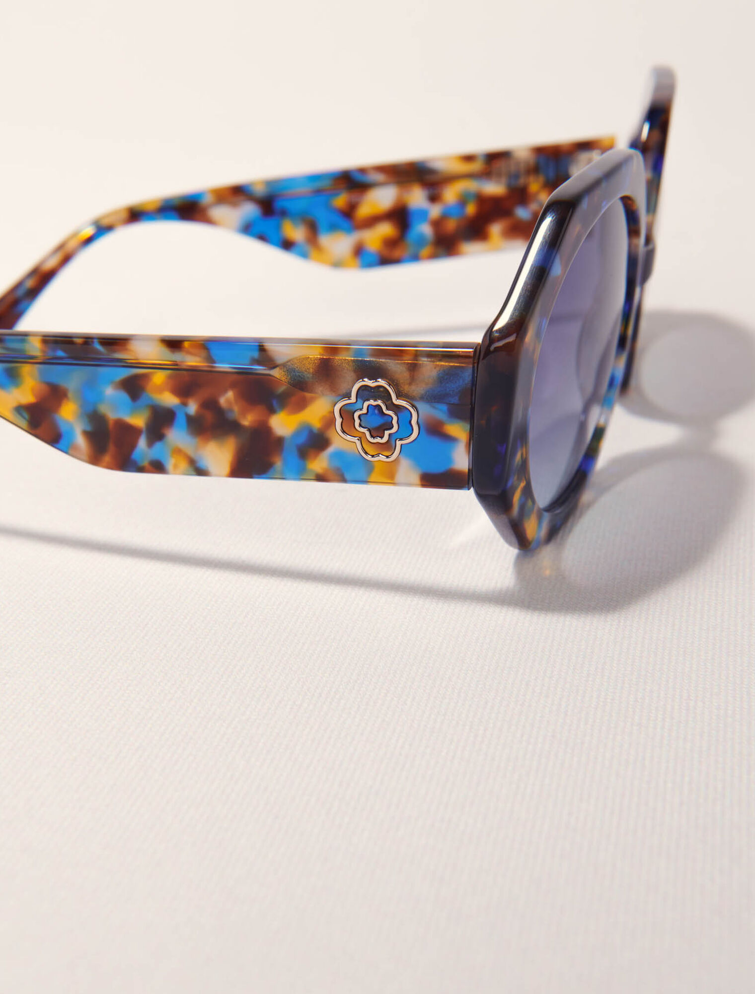 Lunettes rondes en acétate écaille