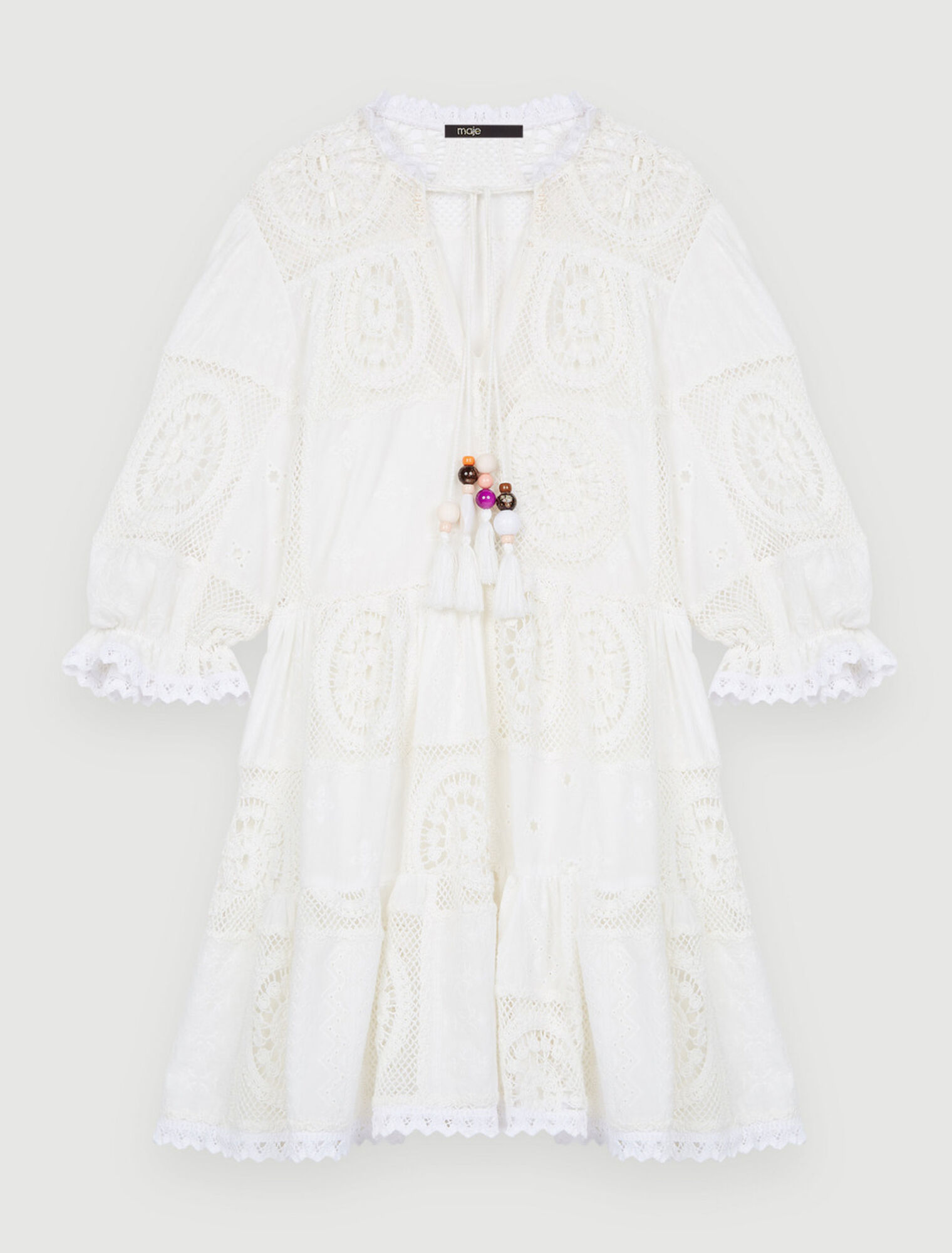 Robe en voile et crochet
