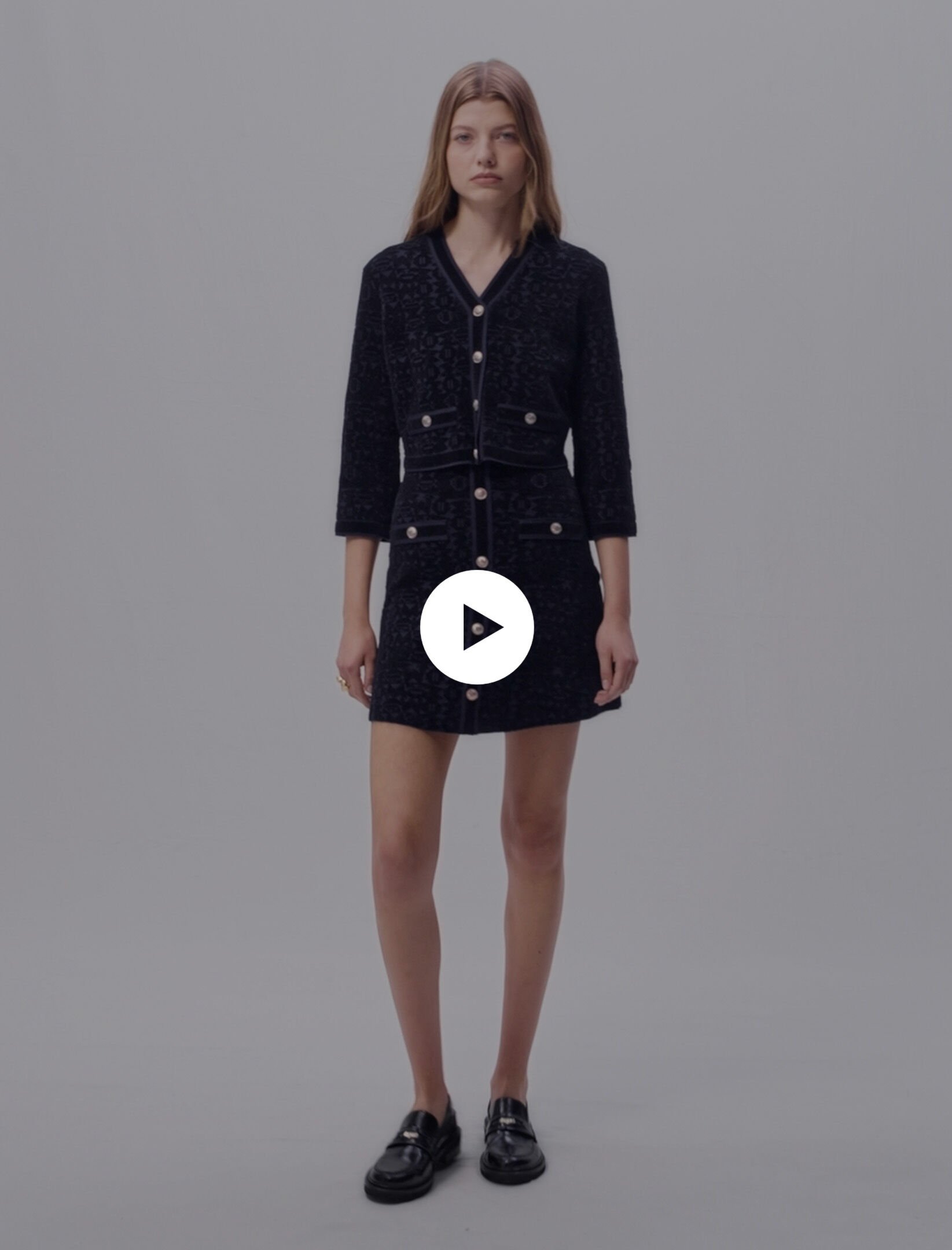 Robe velours maje online