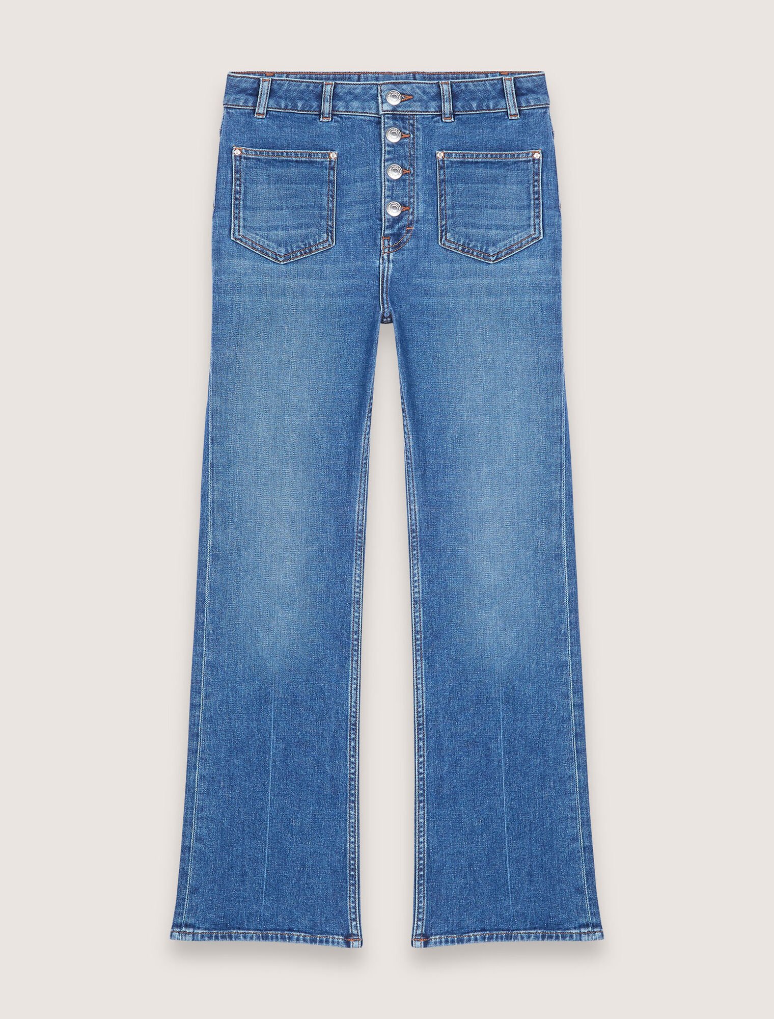 Vaqueros denim con bolsillos