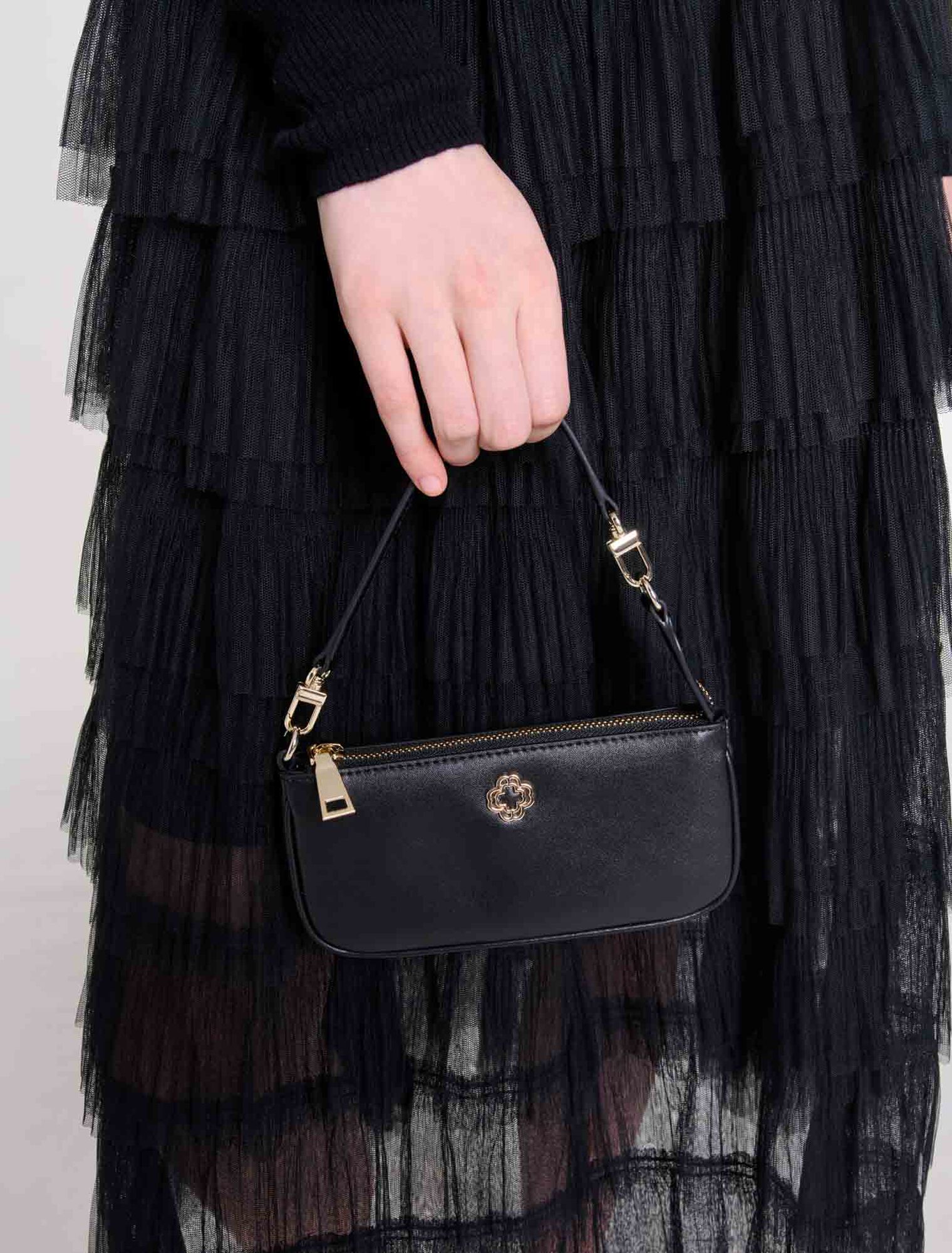 Jupe midi en tulle