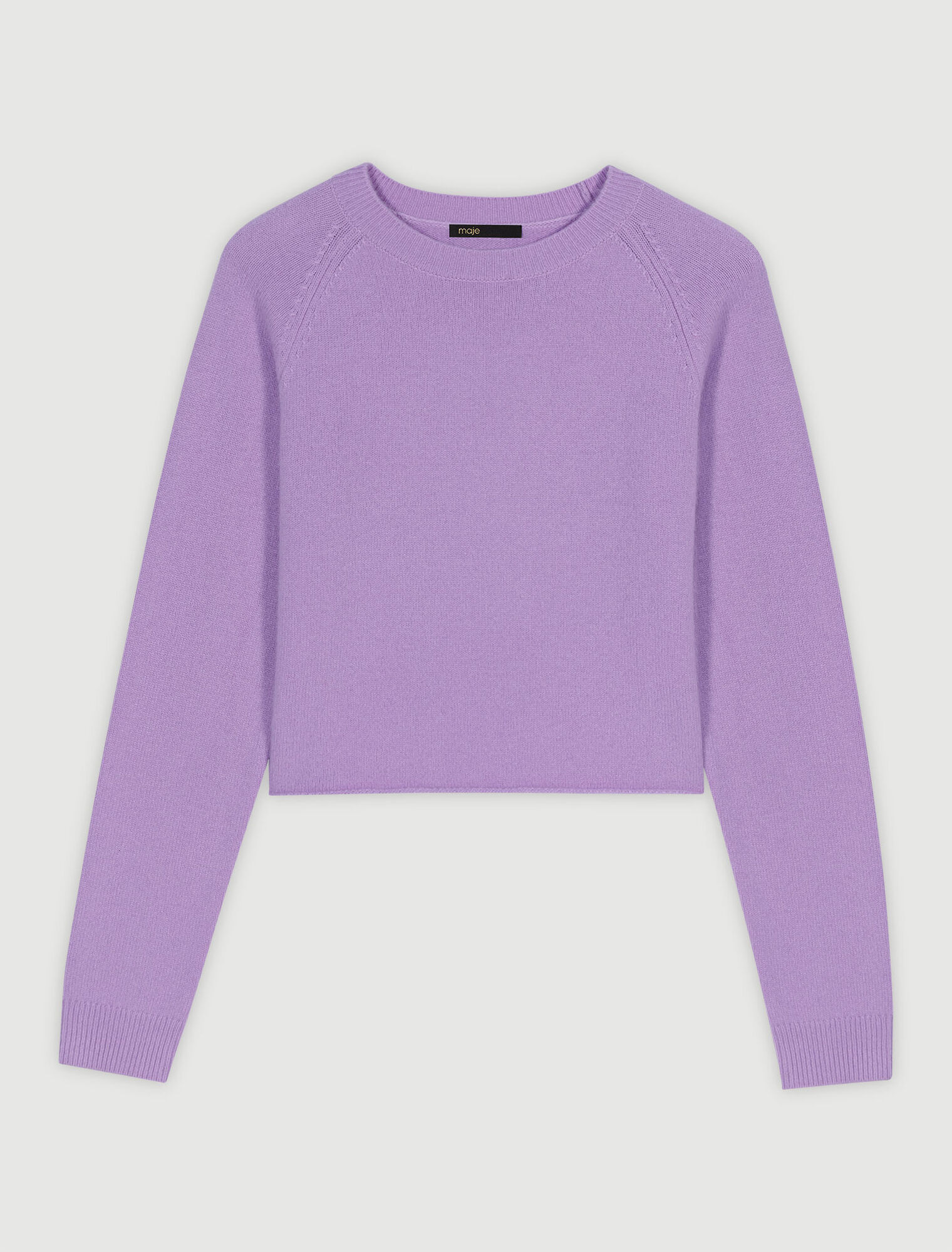 Pull court en cachemire