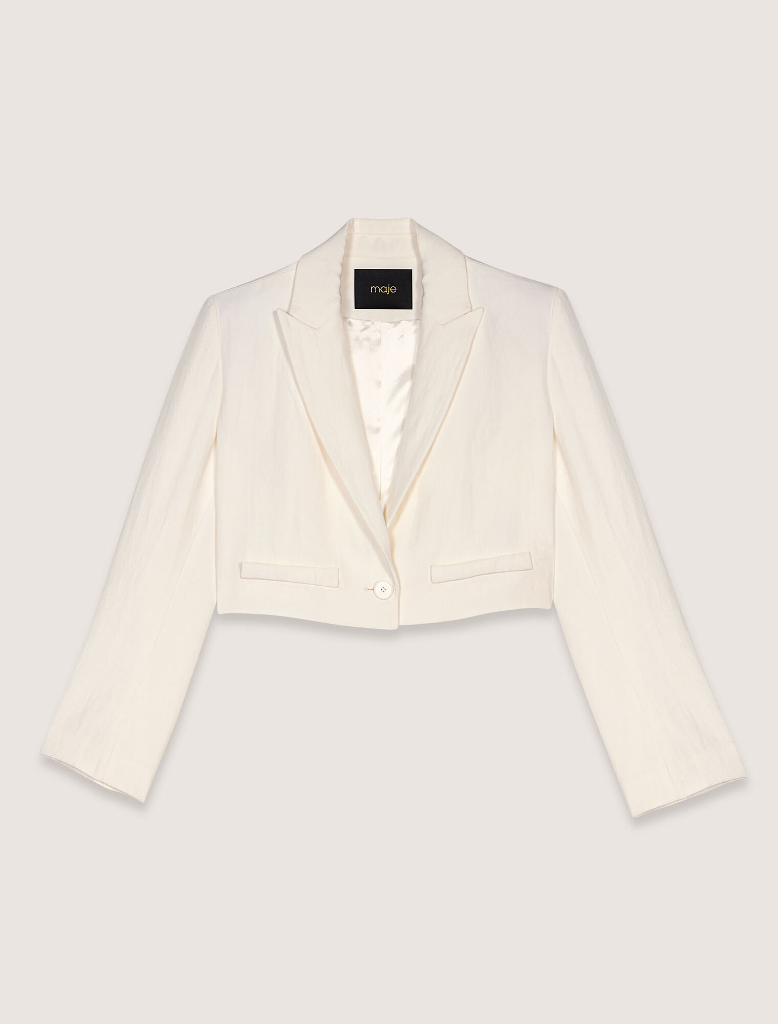 Veste de tailleur courte