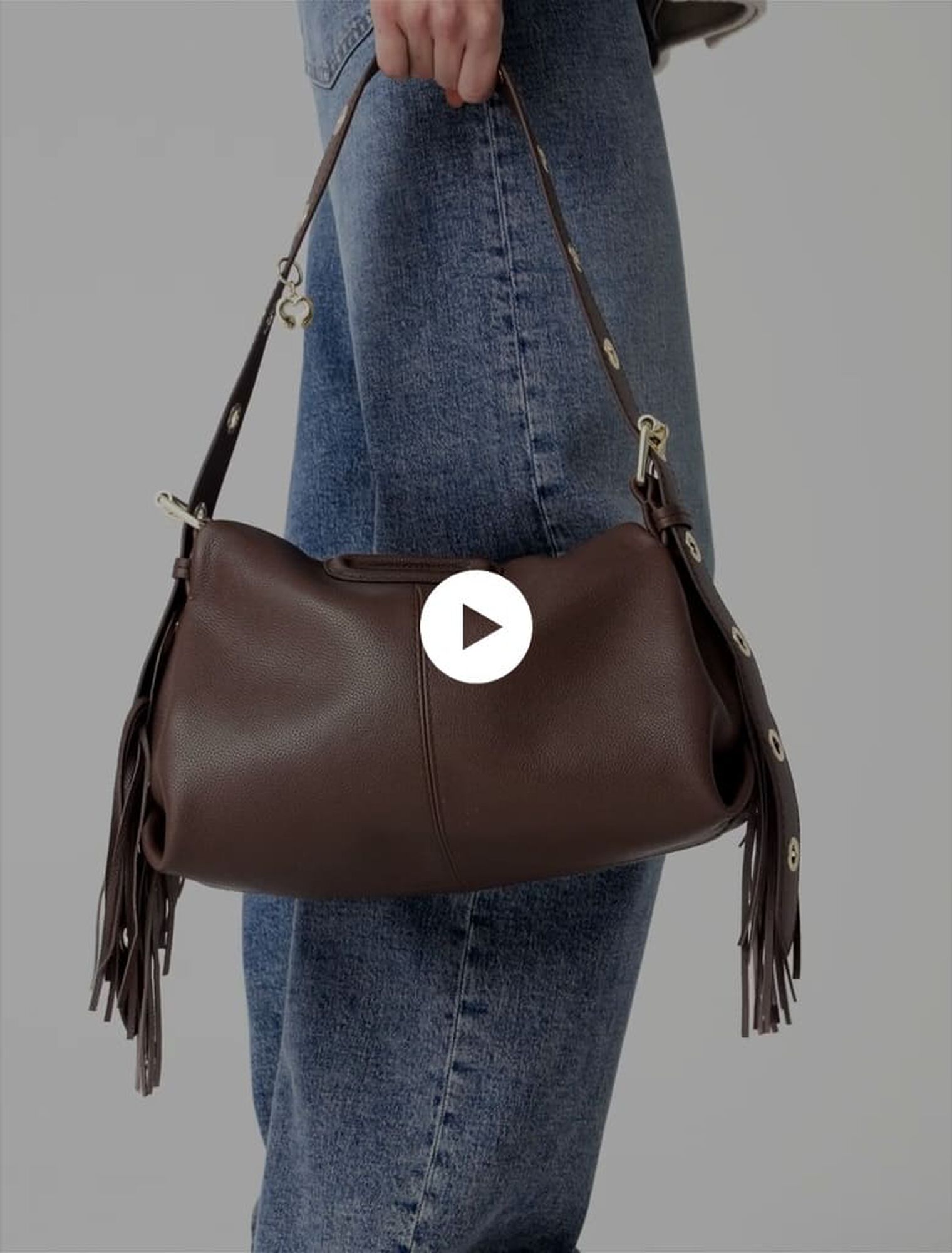Grained leather Miss M bag