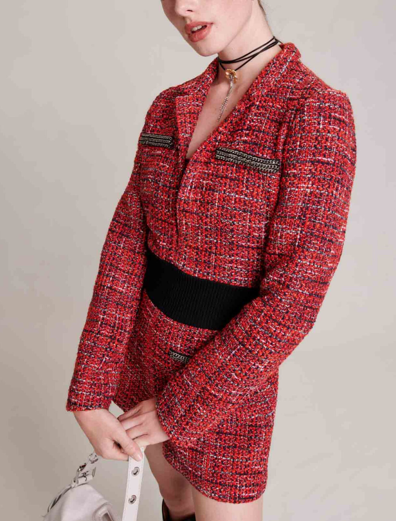 Combishort en tweed