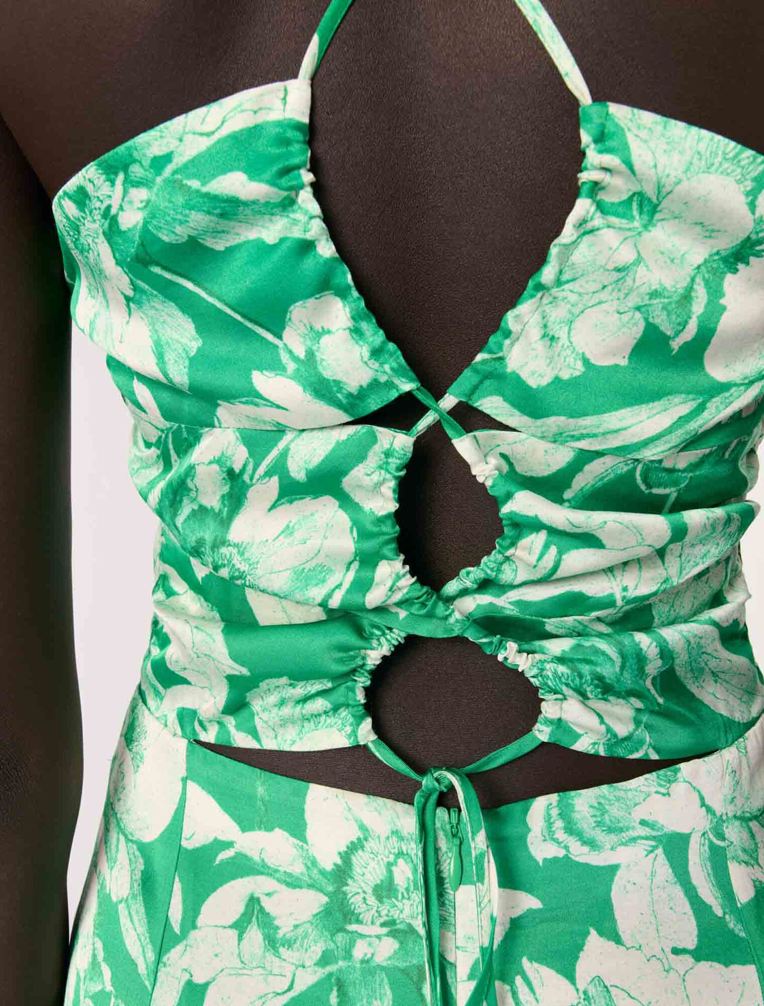 Patterned maxi dress