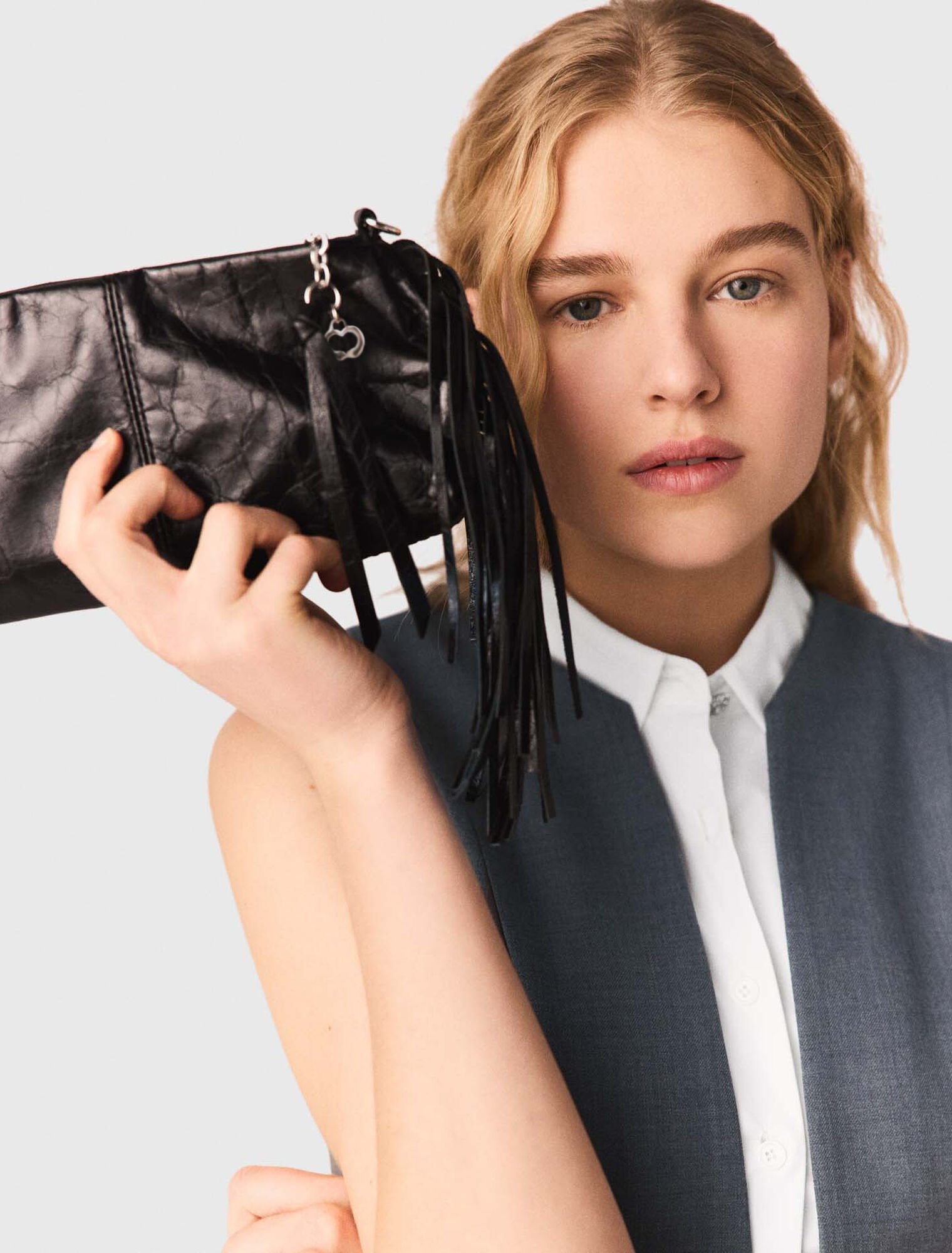 Pochette Miss M pouch en cuir vernis