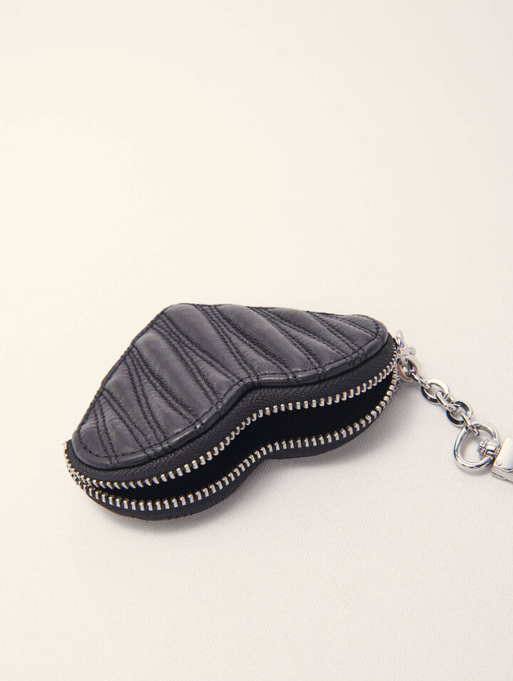Quilted heart purse