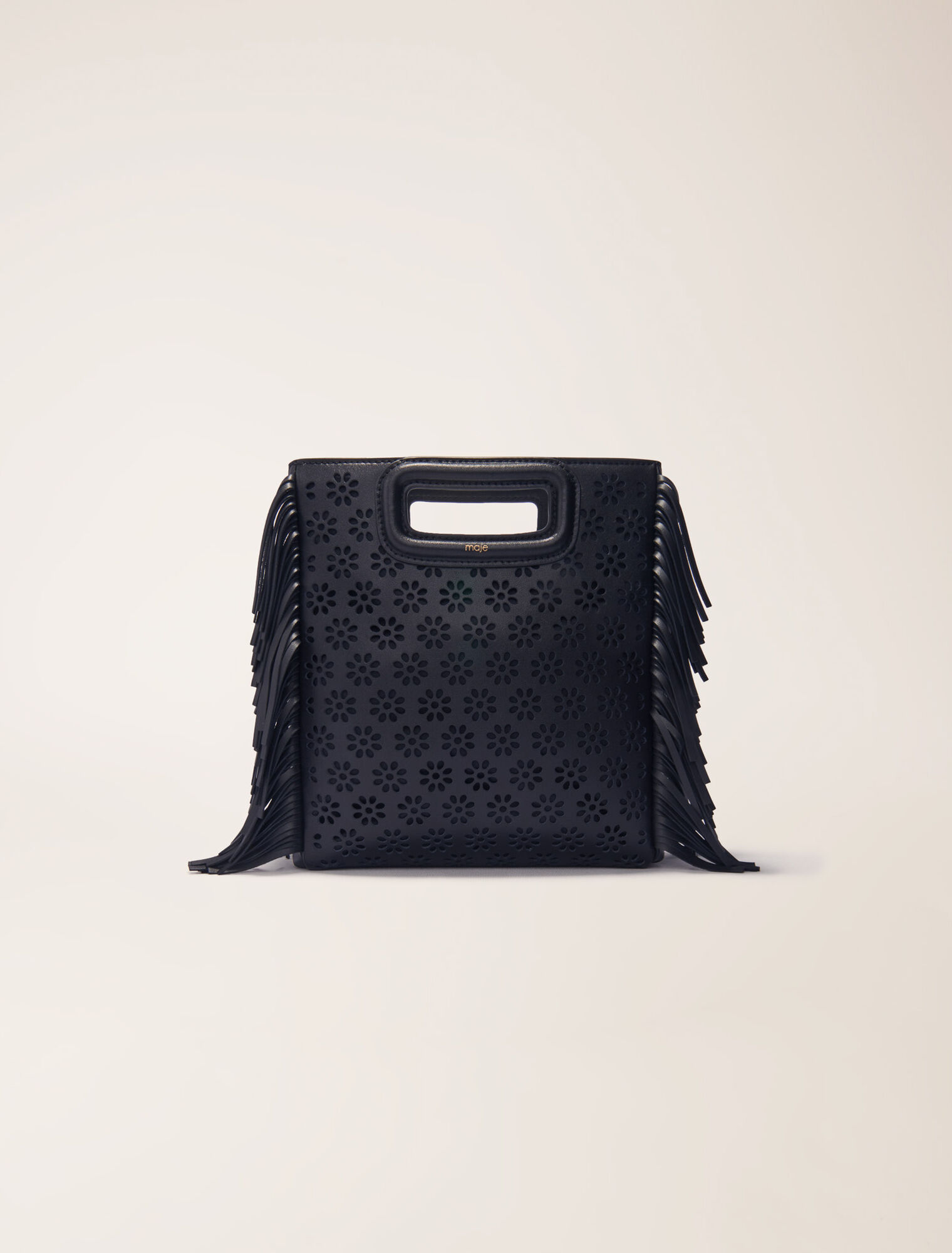 Sac M en cuir perforé