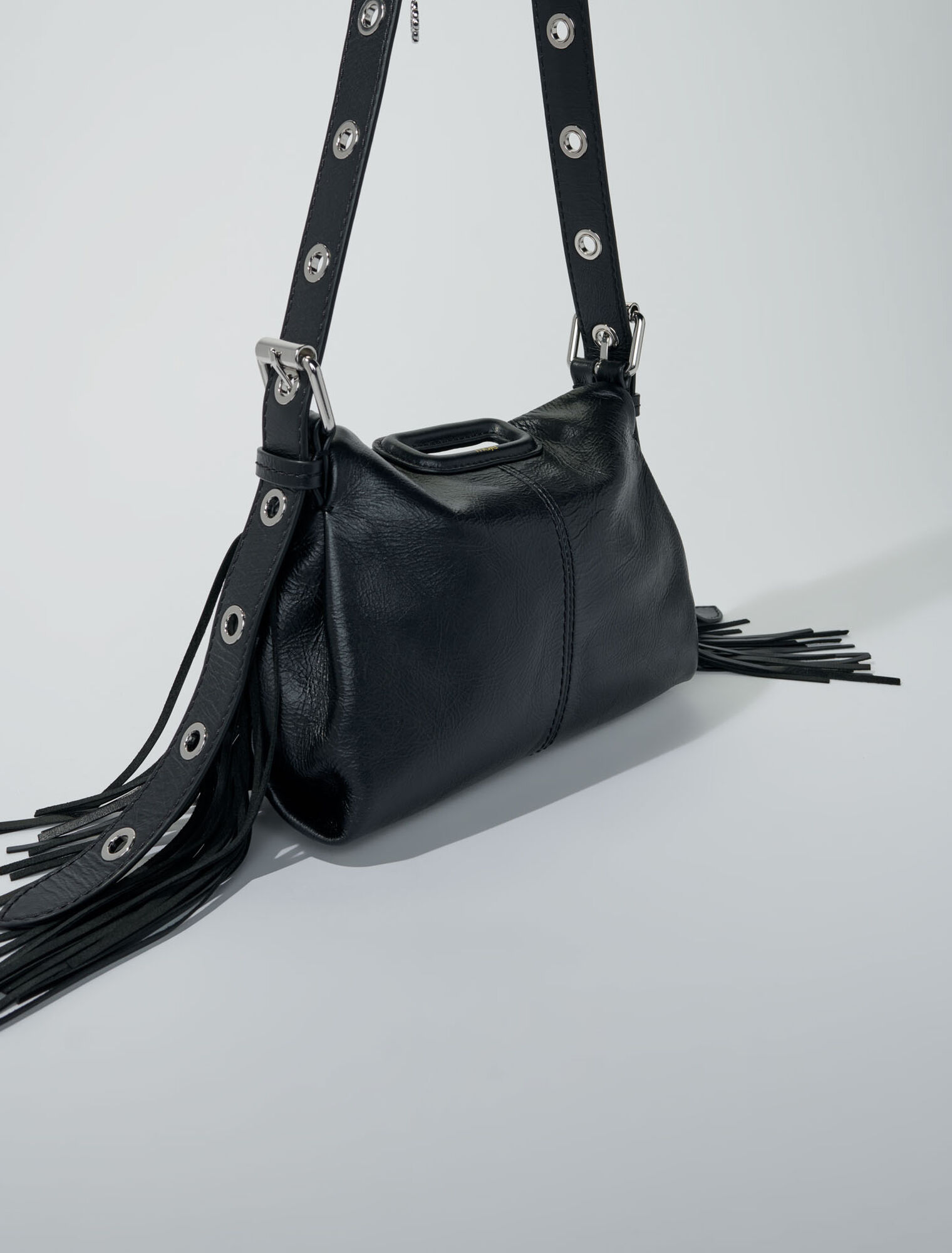Sac Miss M mini en cuir craquelé
