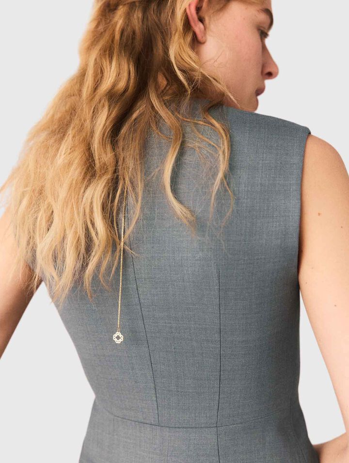 Veston de tailleur &agrave; boutons bijoux