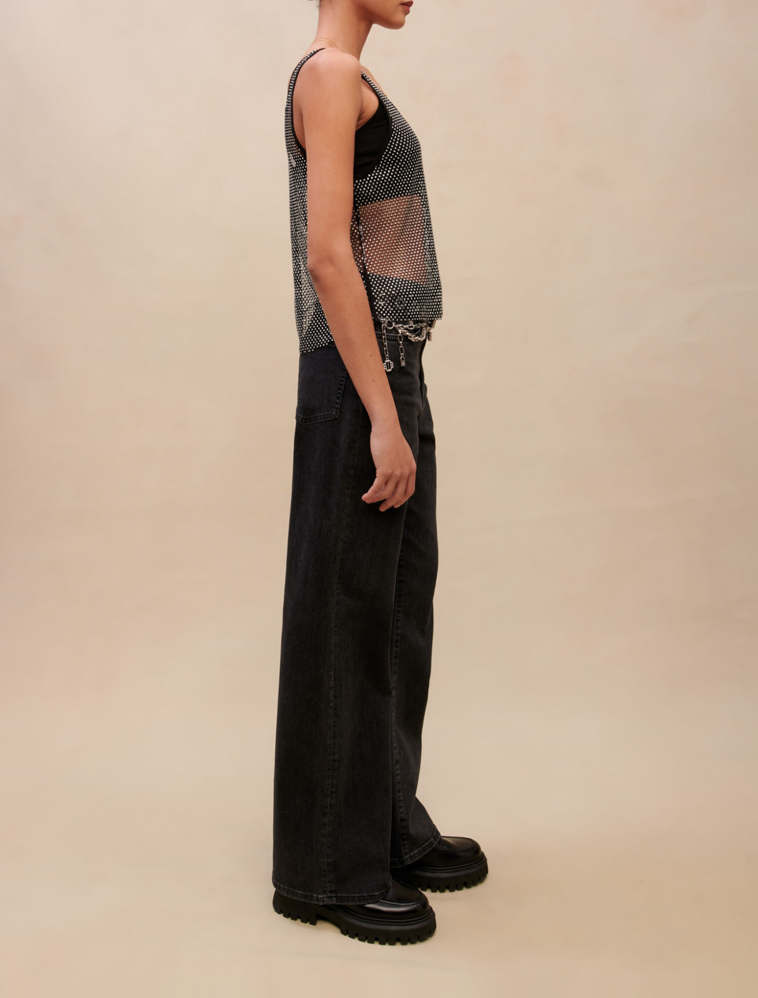 Diamanté top