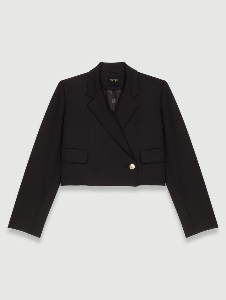 Veste courte droite
