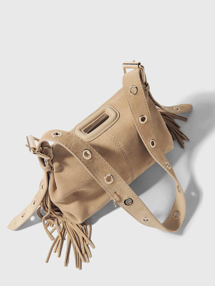 Miss M mini suede bag