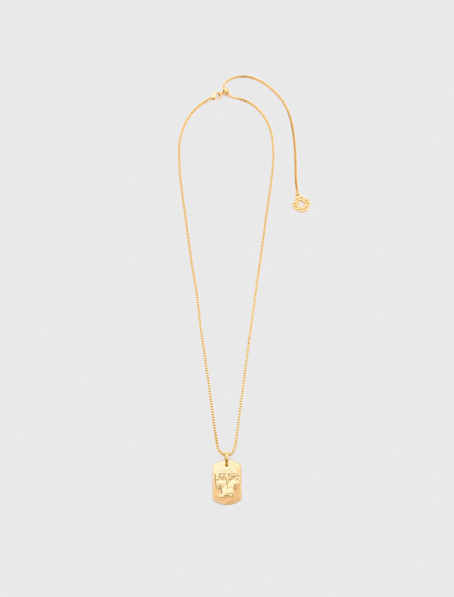 Collier plaque signe du zodiaque