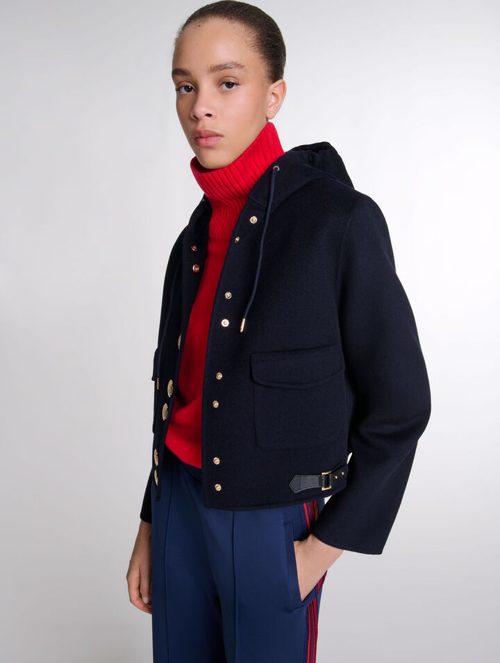 Blouson court double face