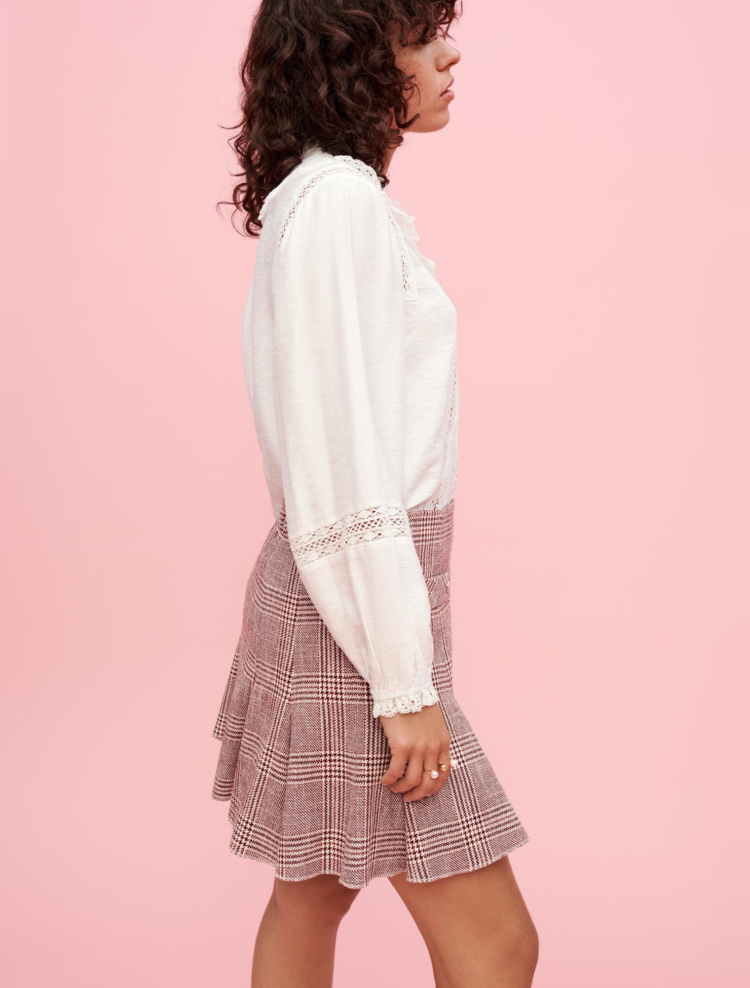 Chemise à broderies anglaises