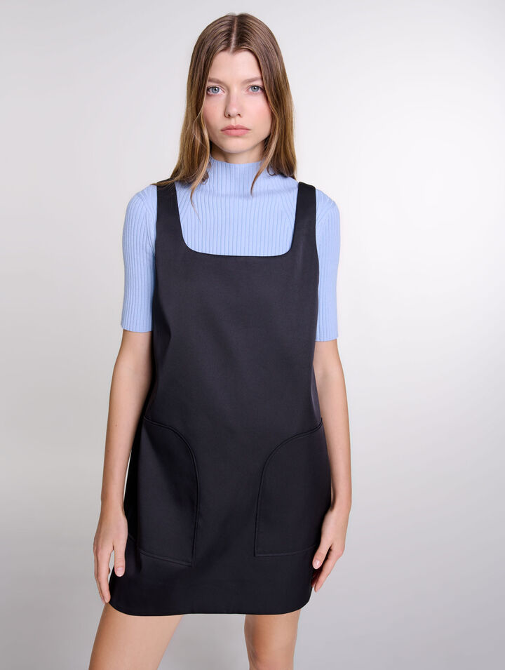 Robe chasuble en satin