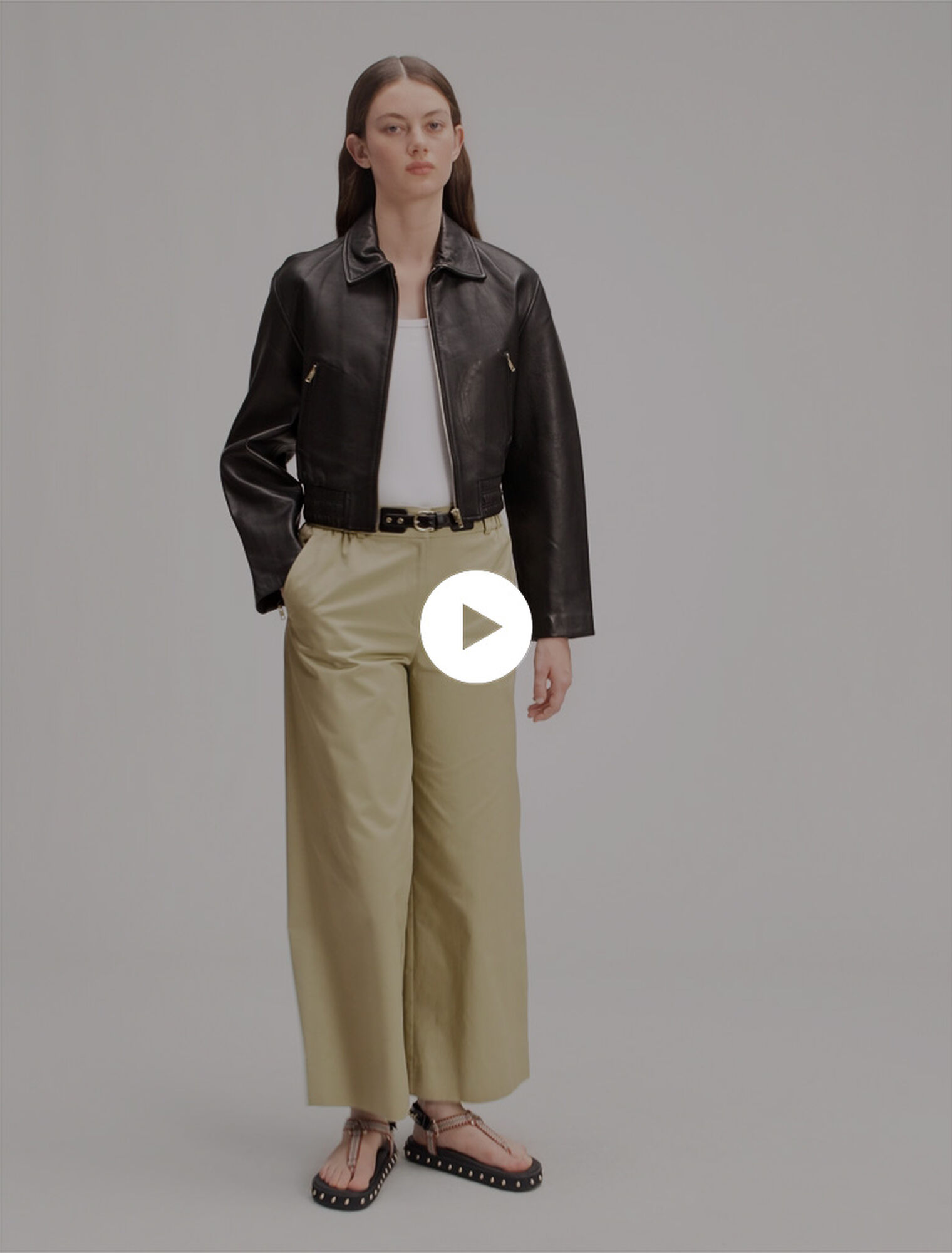 Blouson en cuir