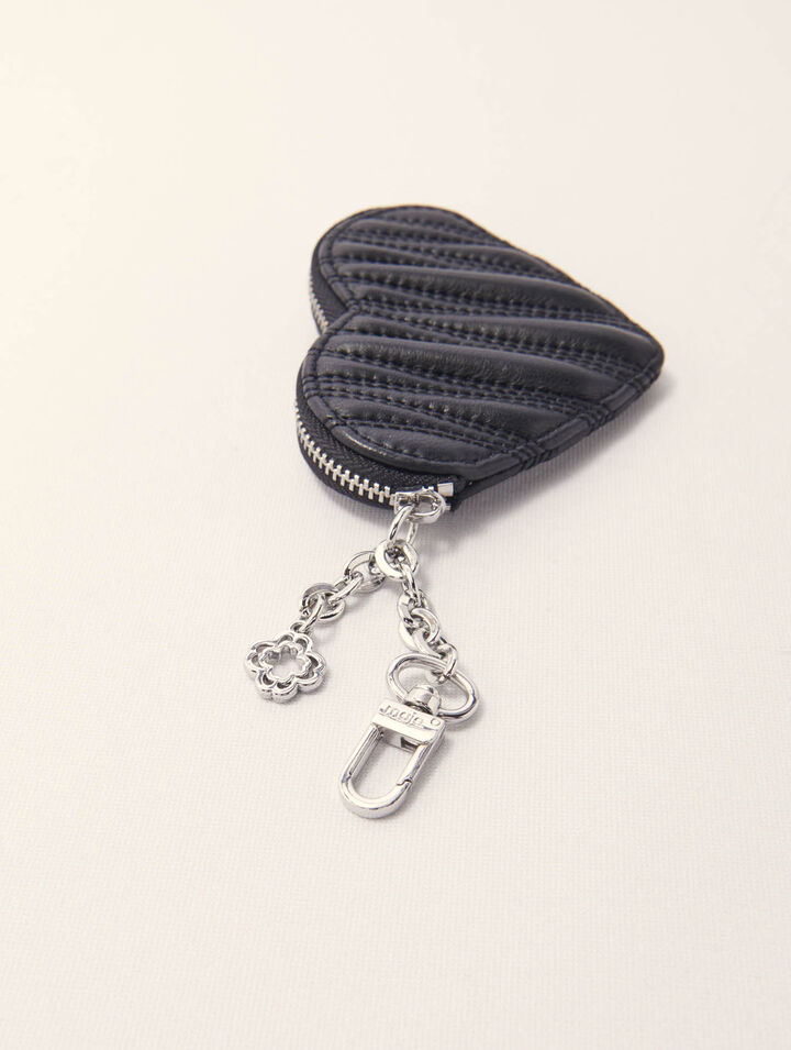 Quilted heart purse
