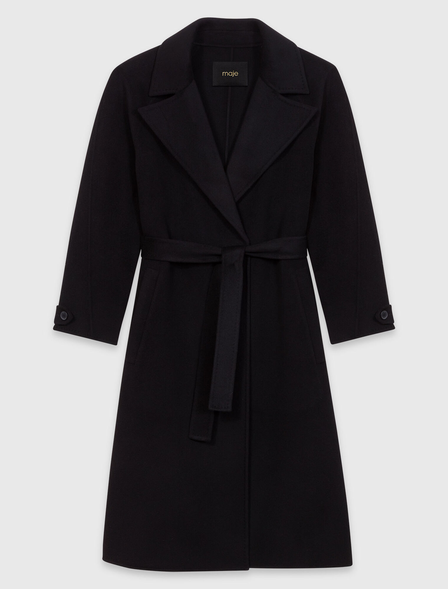Manteau mi-long double face