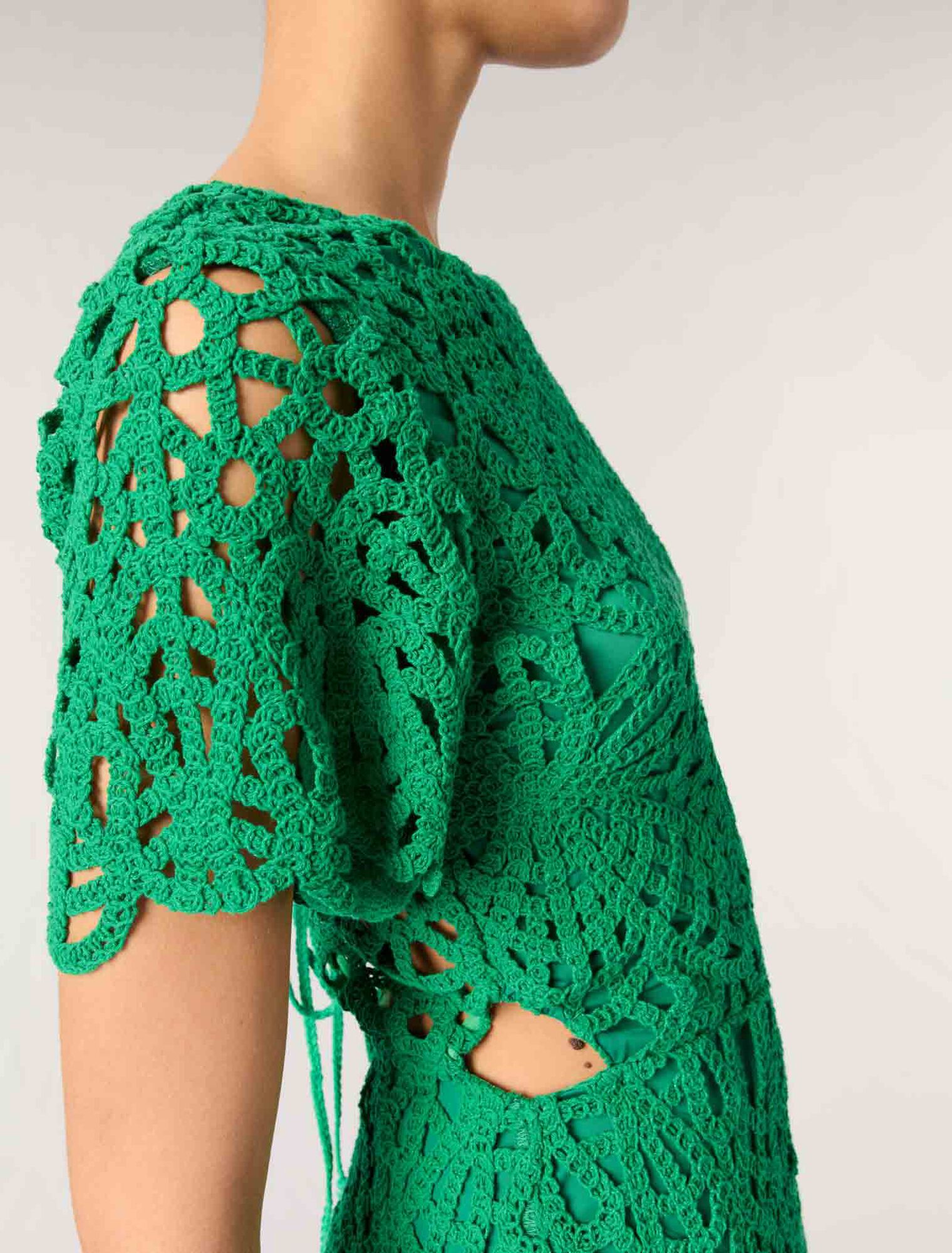Short crochet dress