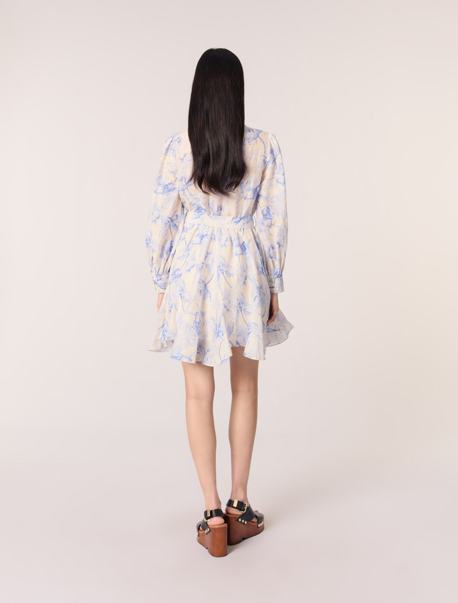 Robe chemise imprimée 