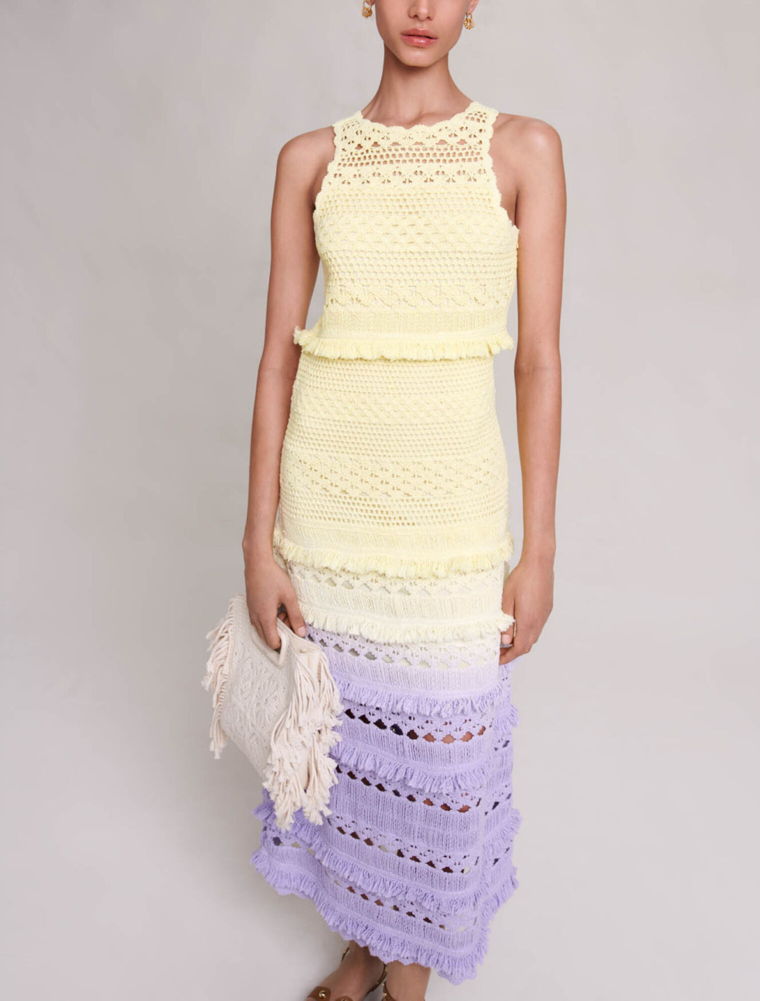Crochet maxi dress
