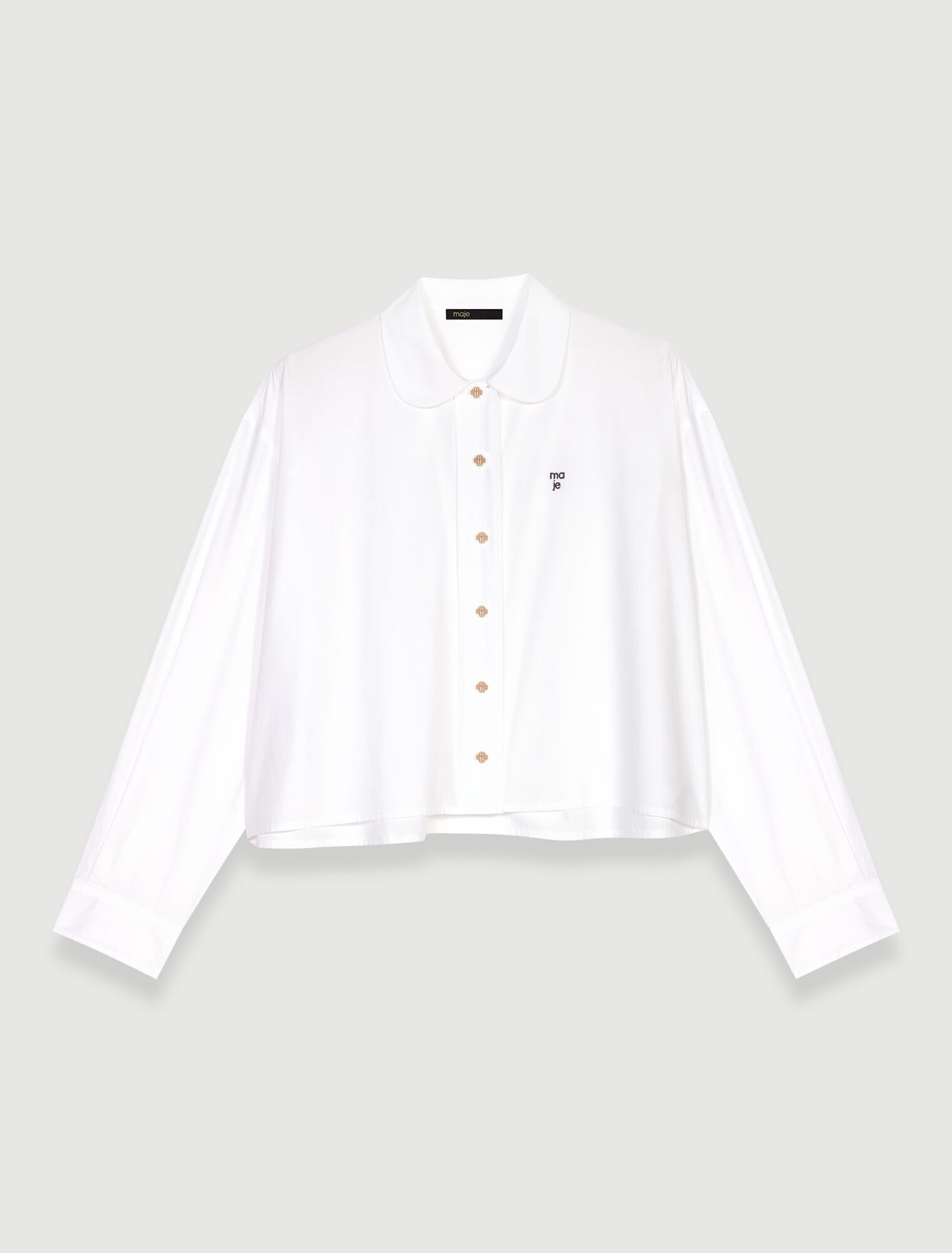 Short cotton shirt