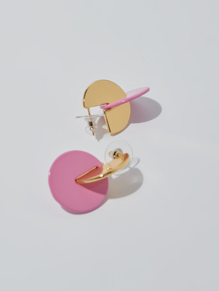 Boucles d'oreilles émaillées