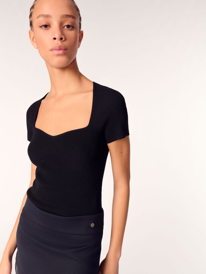 Top en maille